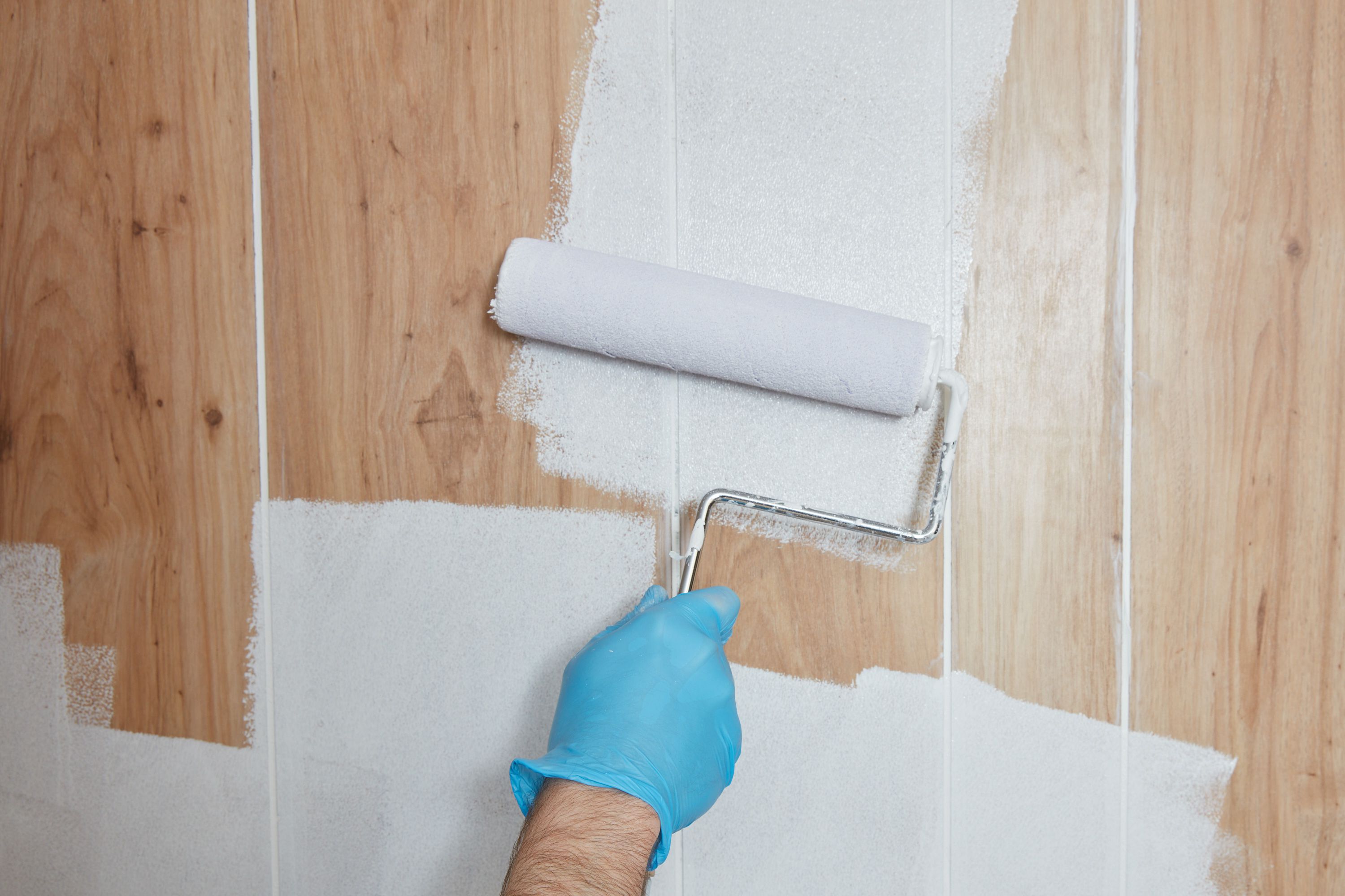 ​​The Right Way to Paint Wood Paneling