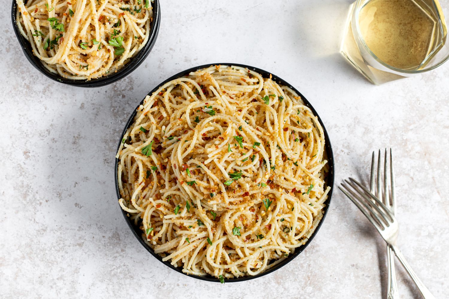 Spaghetti All Aglio, Olio, e Peperoncino 