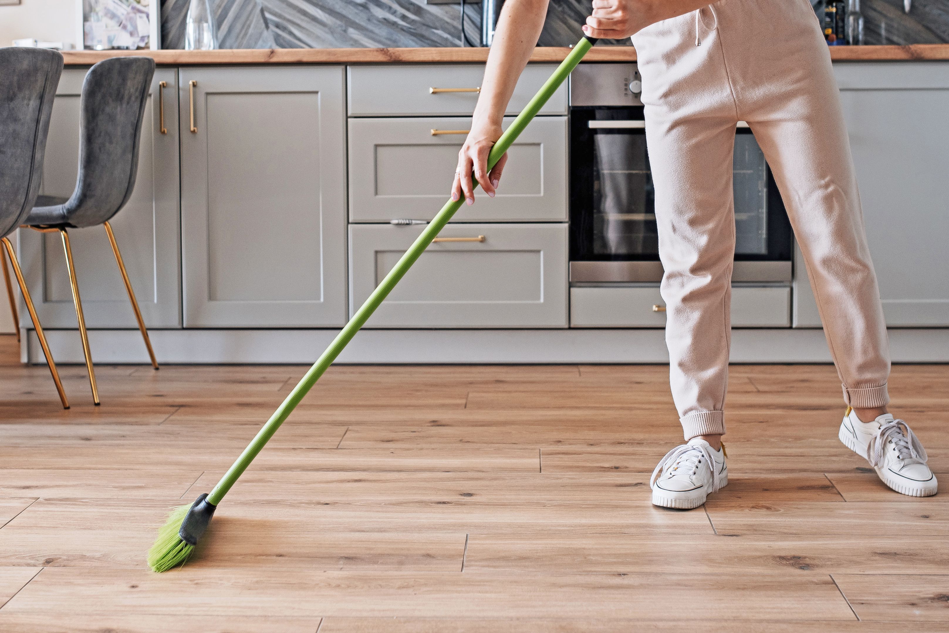 The Easiest Way to Sweep a Floor