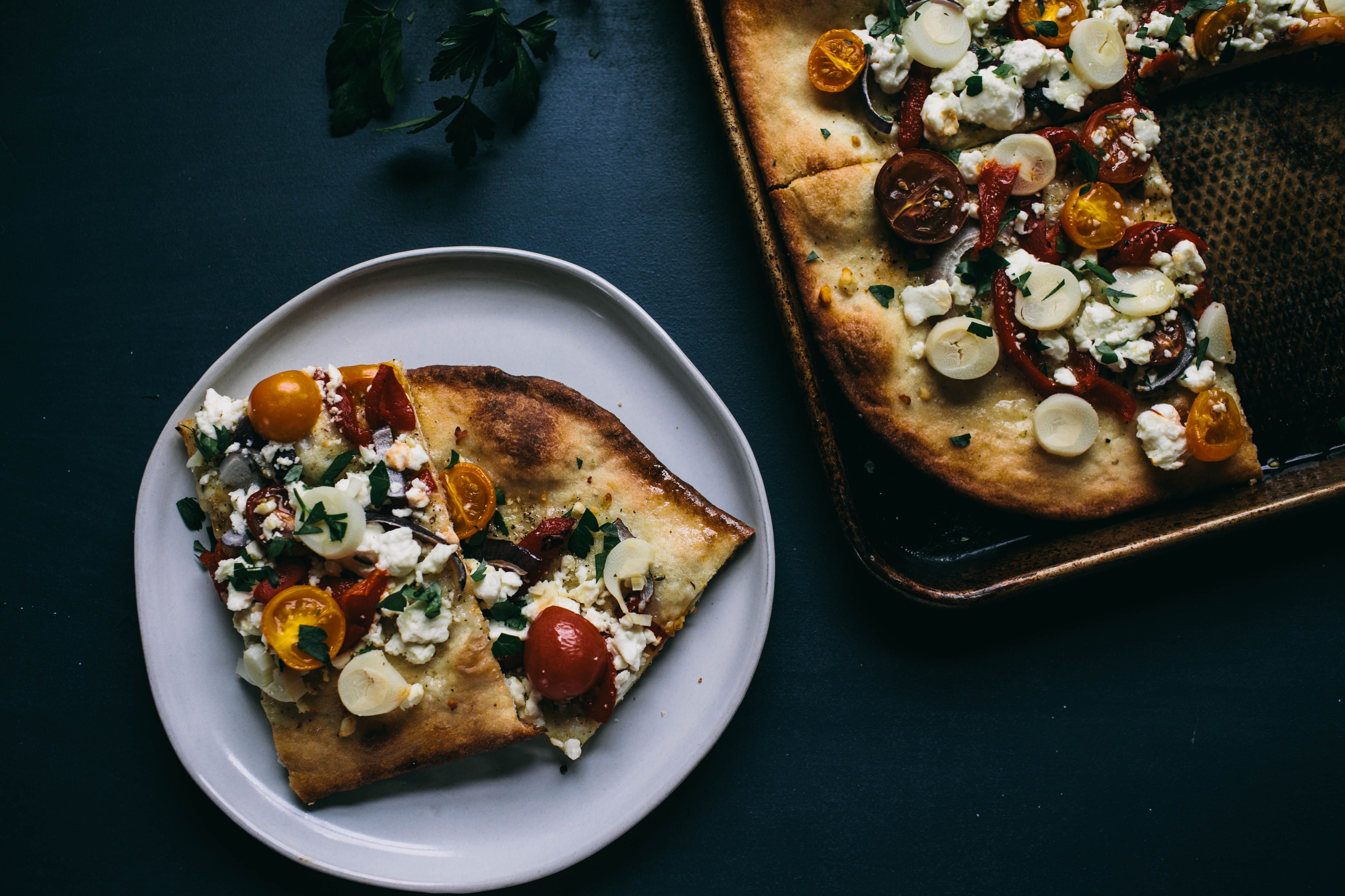 Homemade Mediterranean Pizza