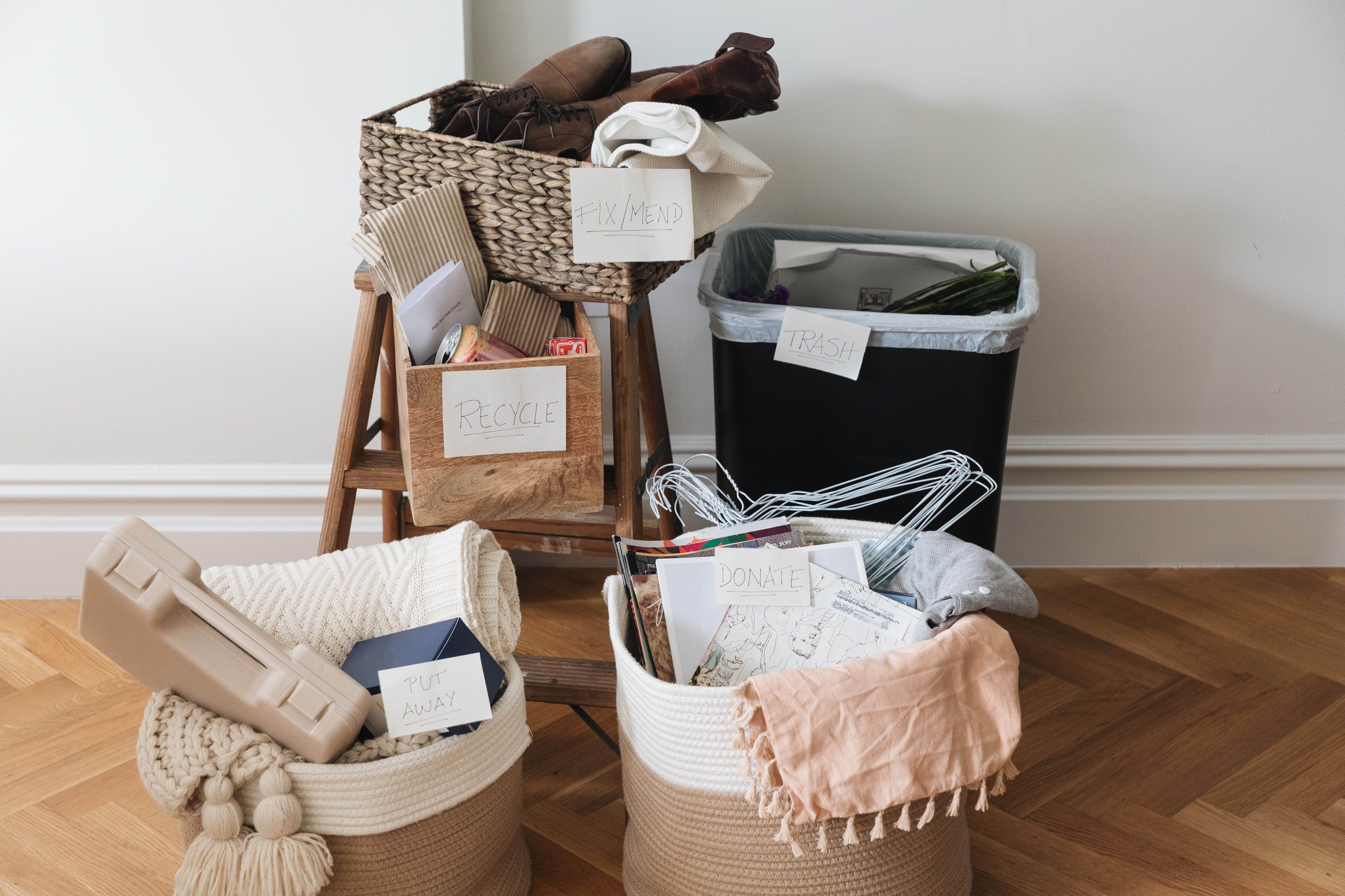 The 5-Bin Method for Decluttering Your Entire Home