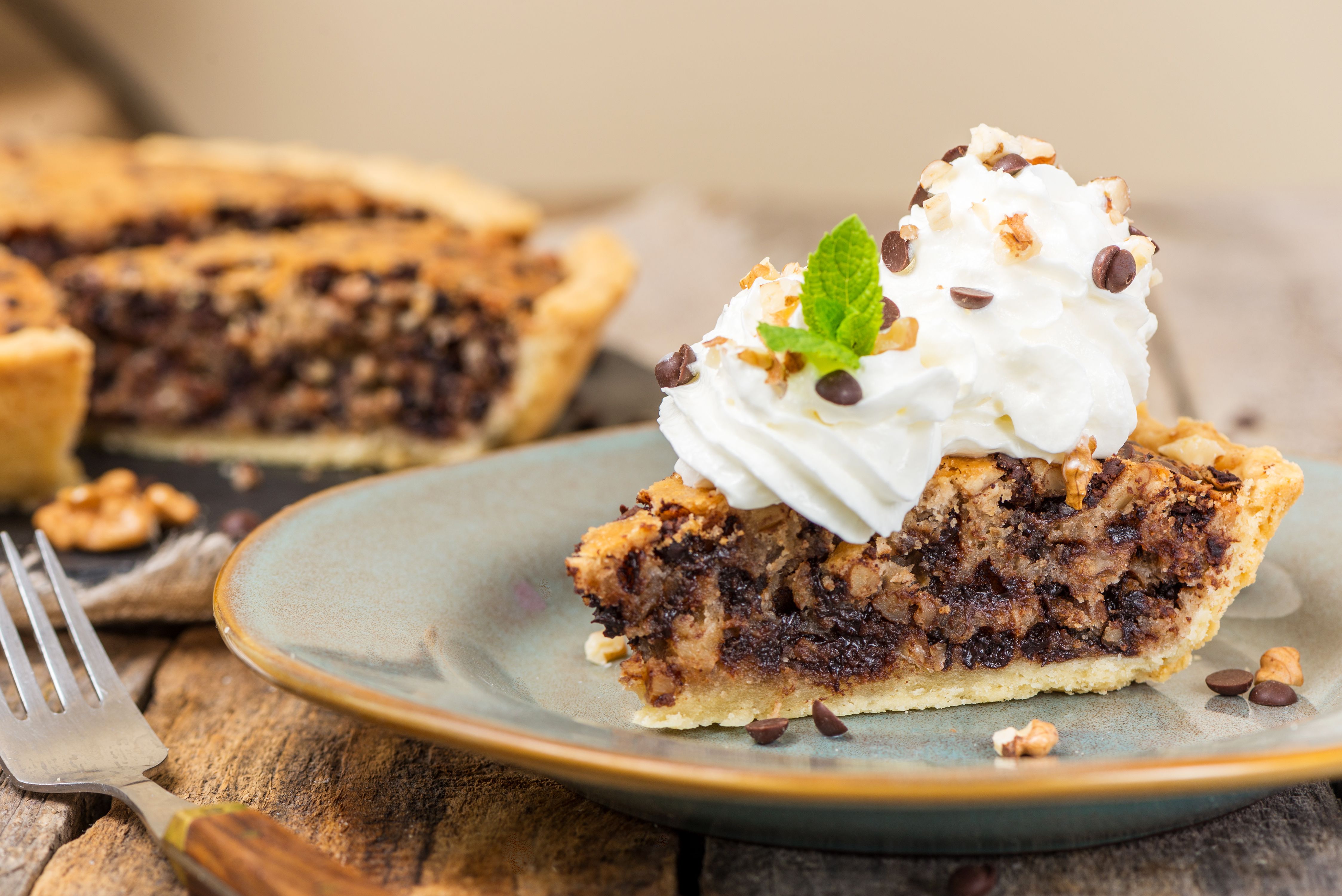 Bourbon Chocolate Walnut Pie