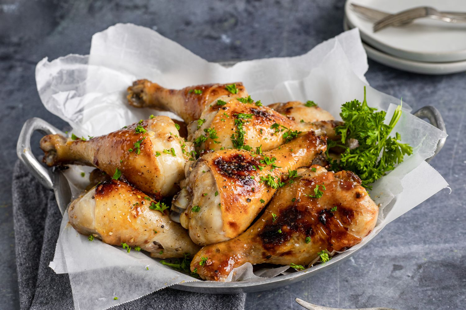 Honey Butter Roasted Chicken Drumsticks