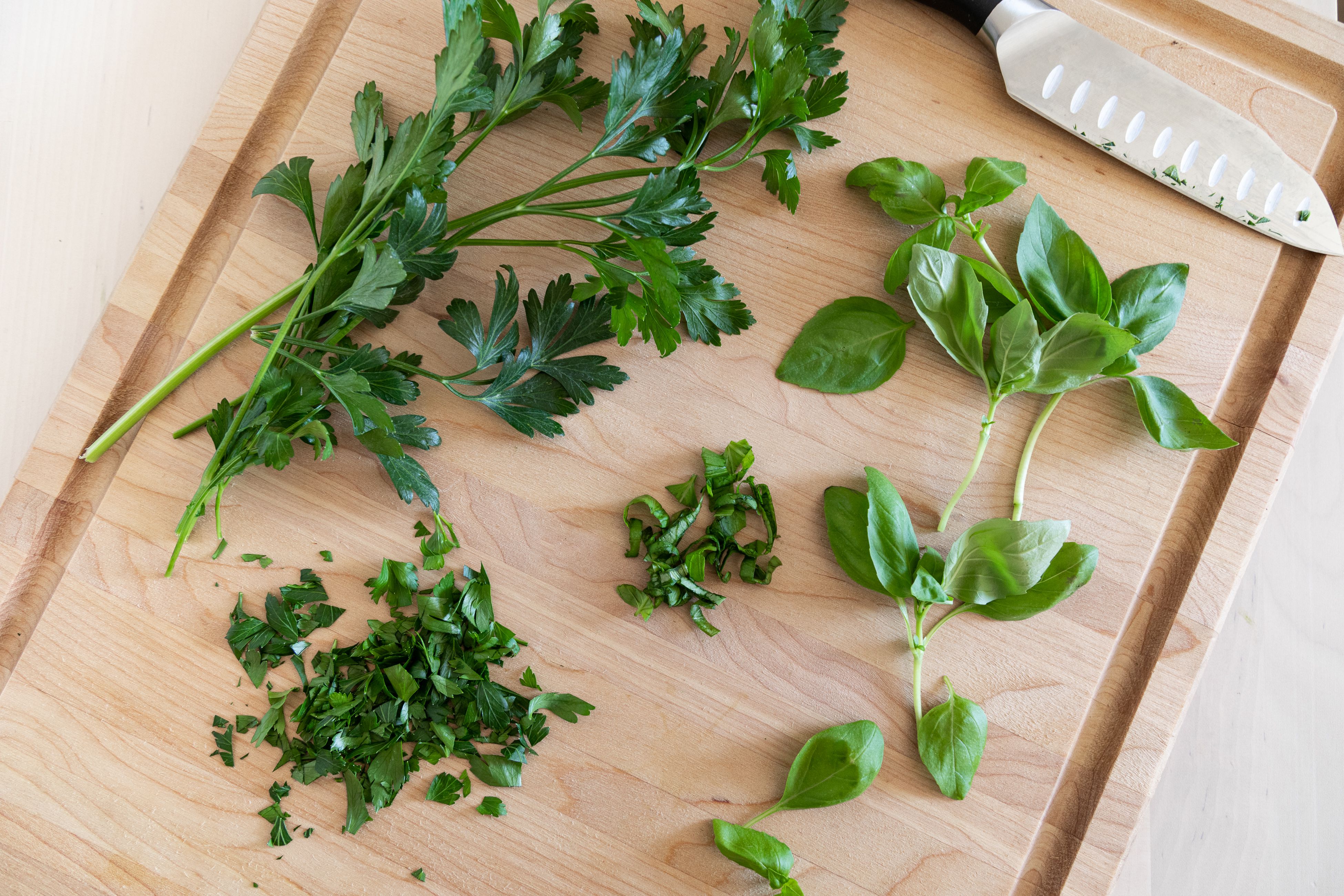 How to Chop a Mountain of Herbs