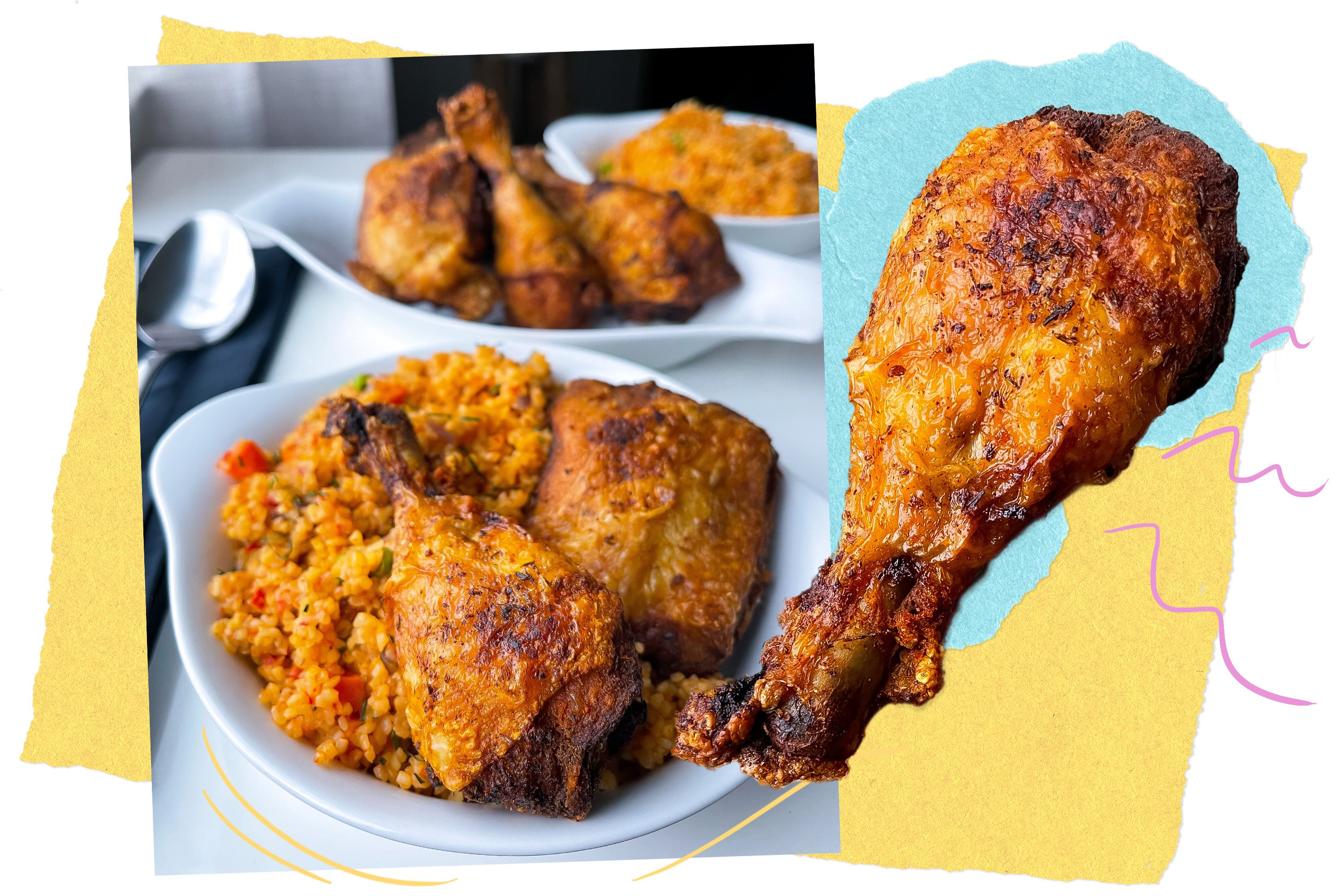 When It Comes to Nigerian Fried Chicken, the Tougher the Bird the Better