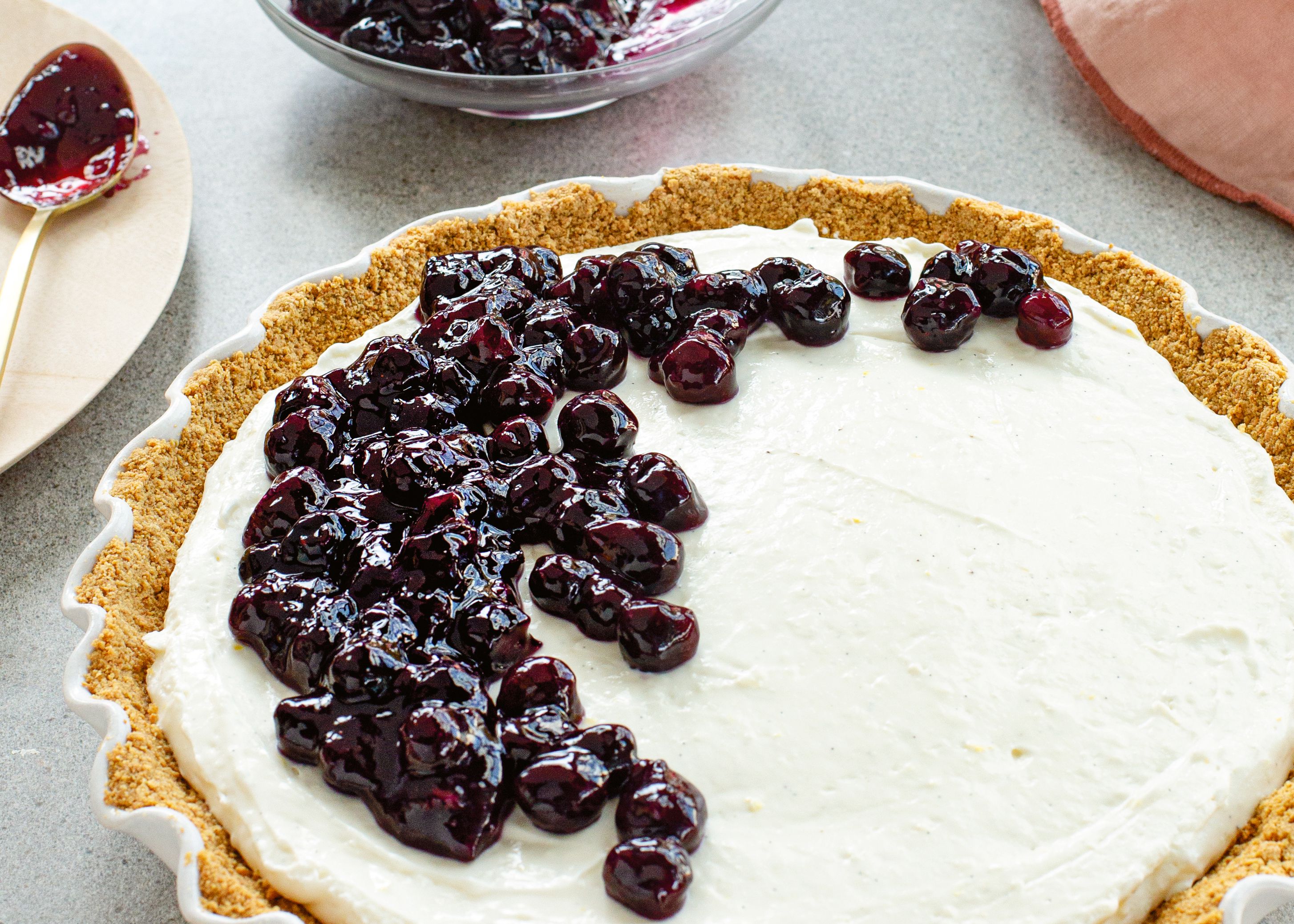 Blueberry Icebox Pie