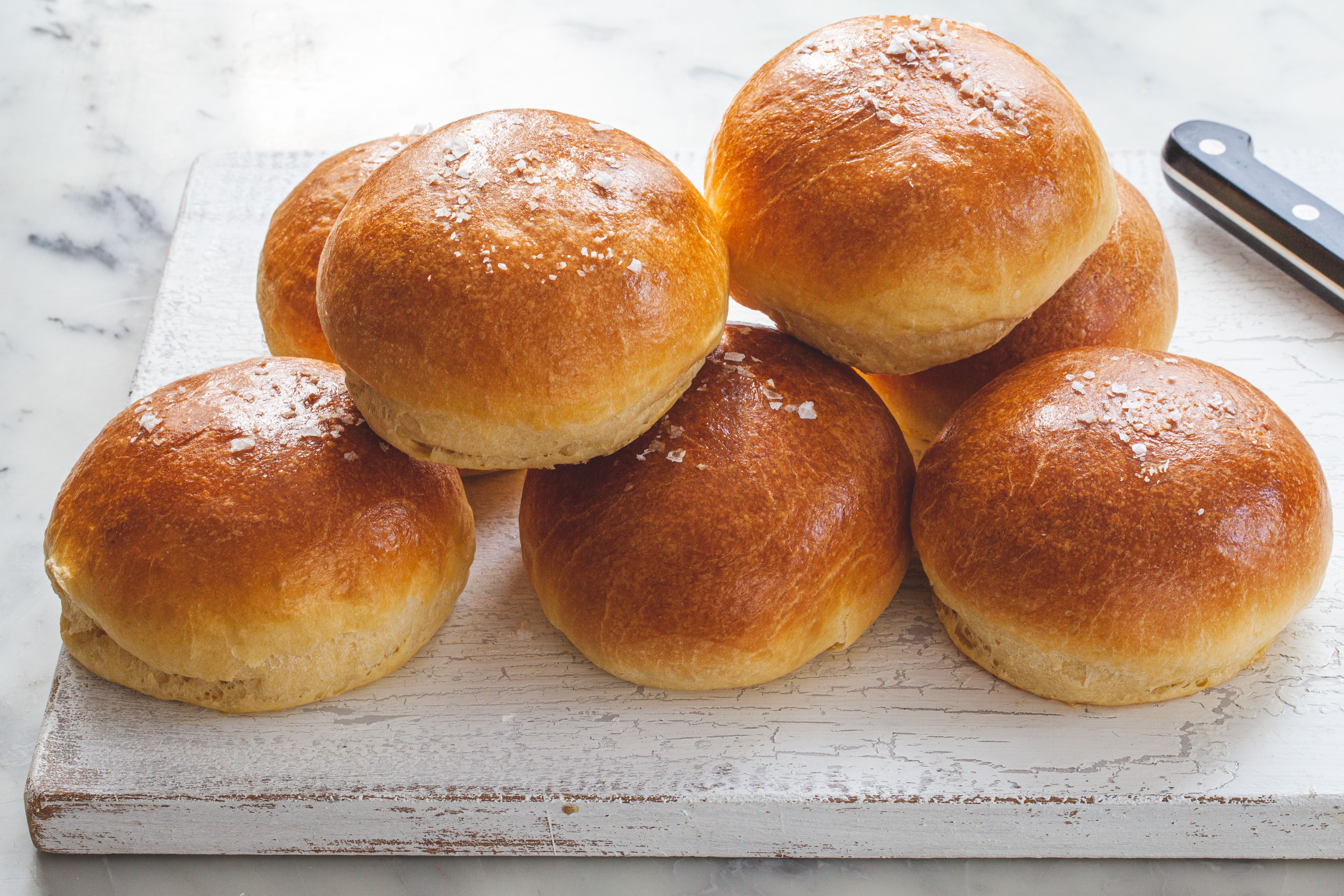 Brioche Hamburger Buns