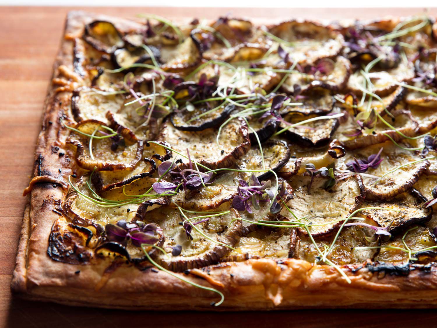 Eggplant Tart With Goat Cheese