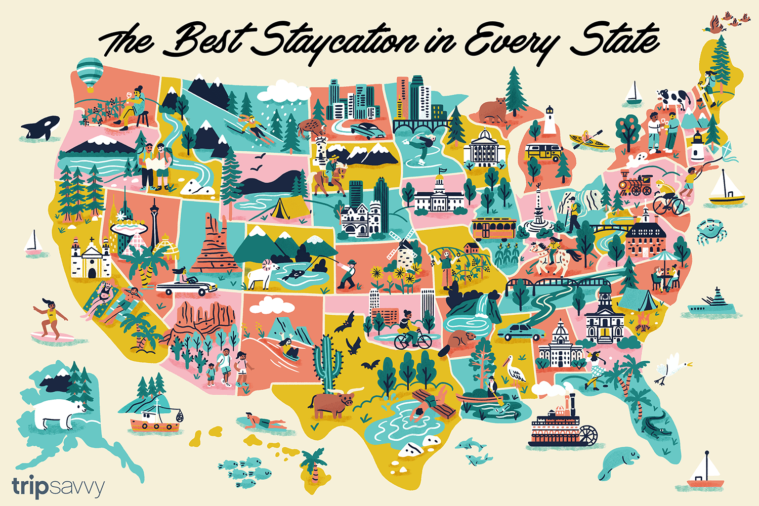 The Best Staycation in Every State