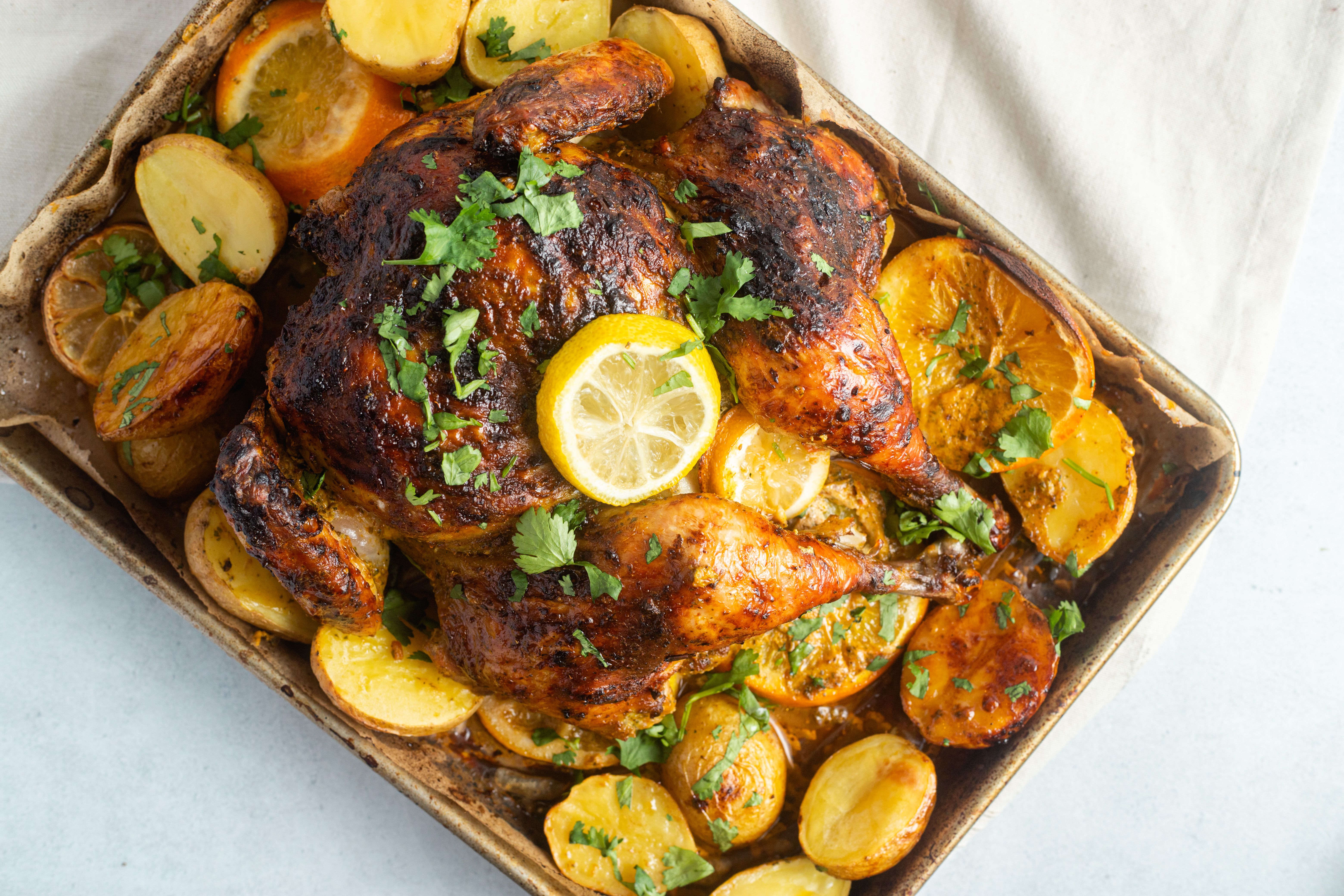 Roast Spatchcocked Chicken