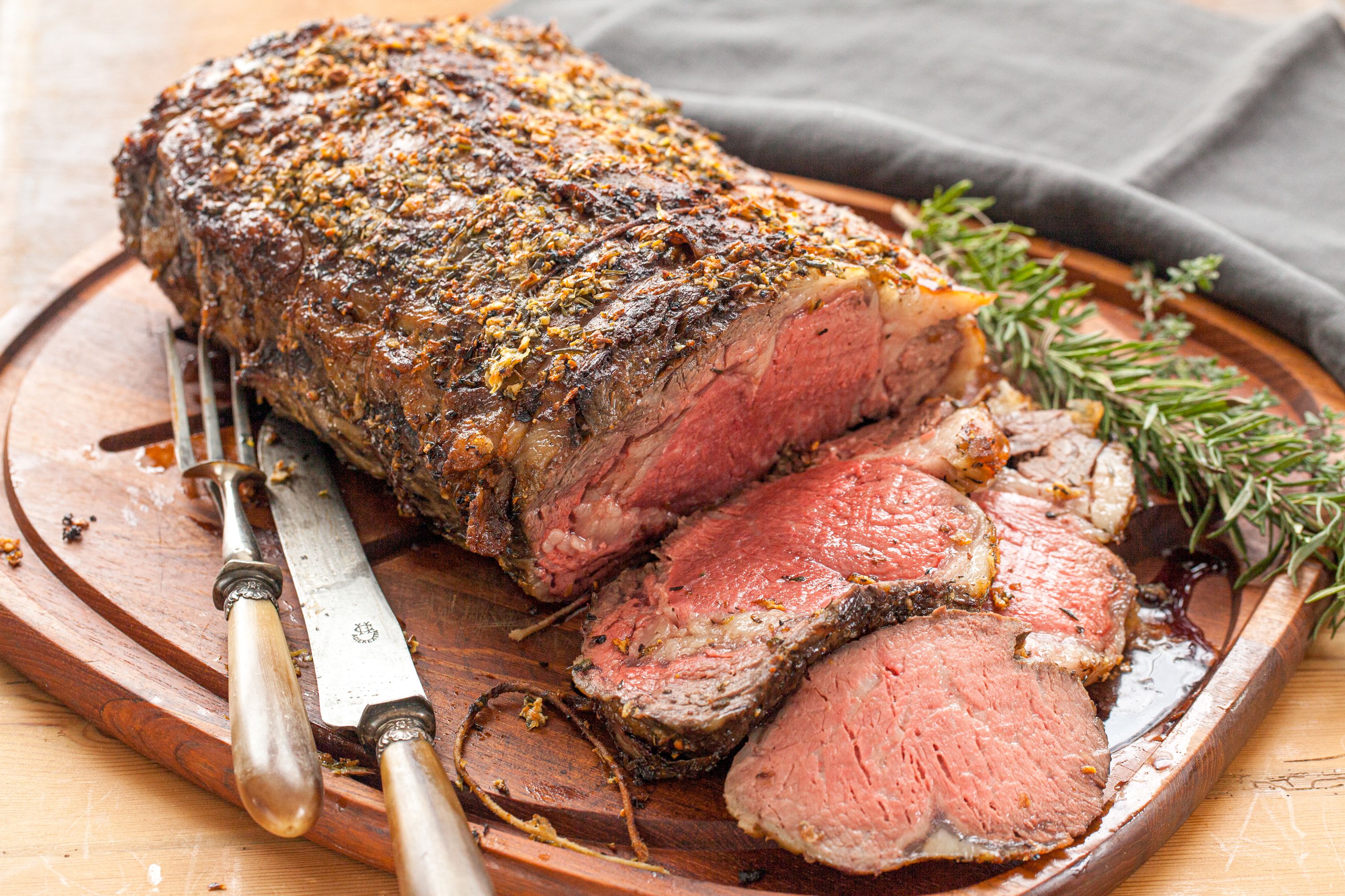 Garlic & Herb Prime Rib