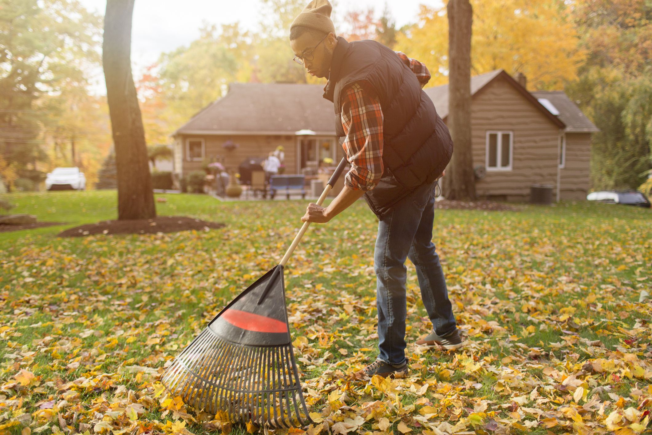 This Is Why You Should Rake Leaves Off Your Lawn