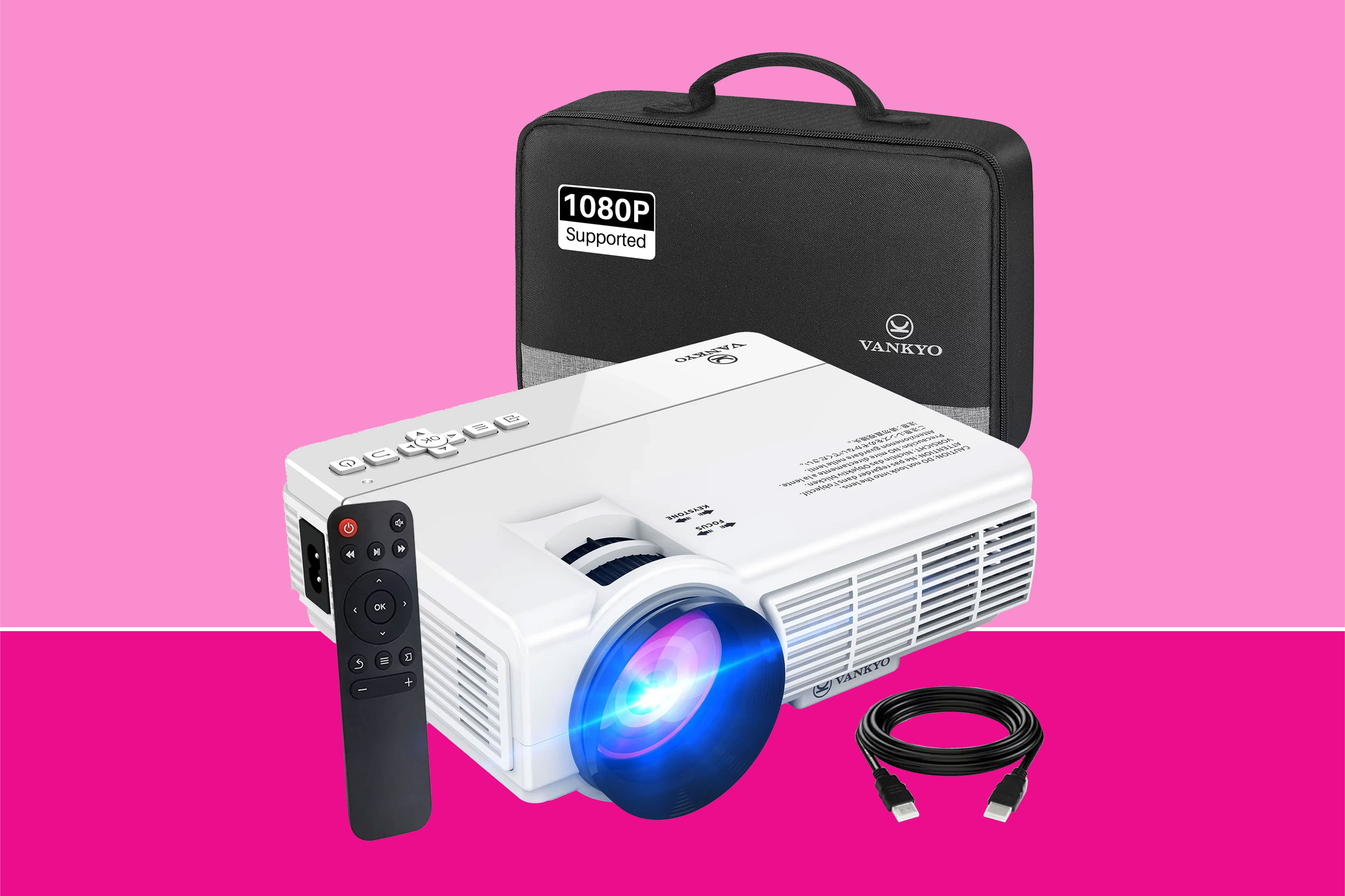 Transform Your Home Into a Movie Theater with This Portable Projector That’s on Sale for $66