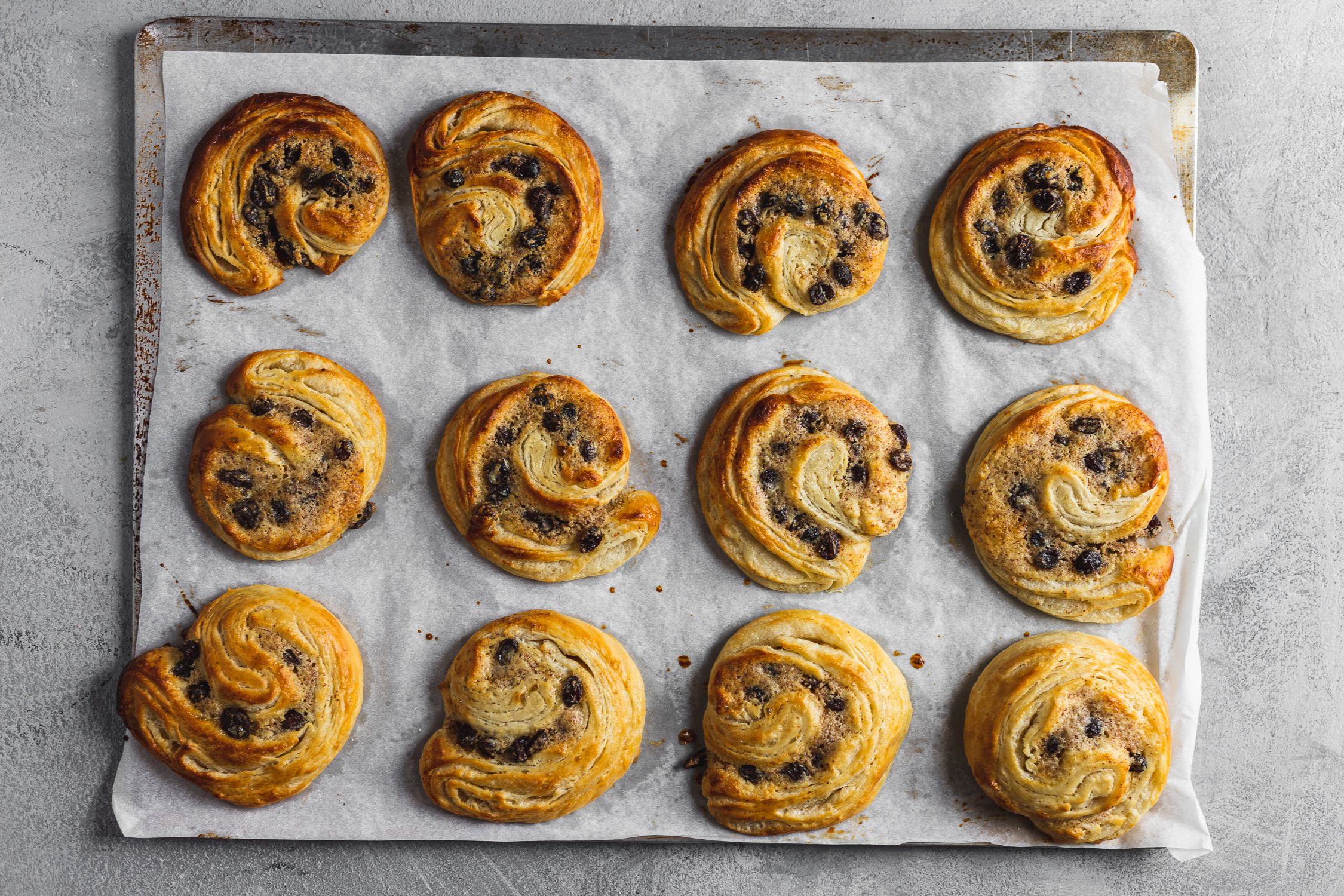 Classic French Pain Aux Raisin