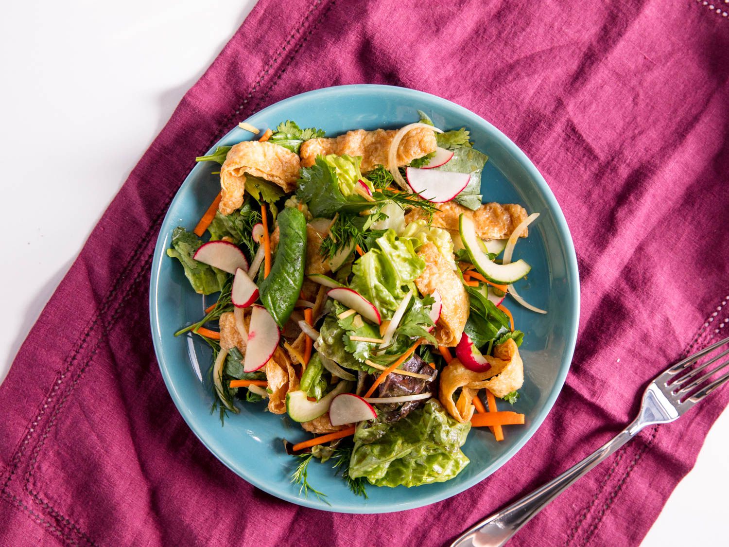 Vegan Tofu and Herb Salad