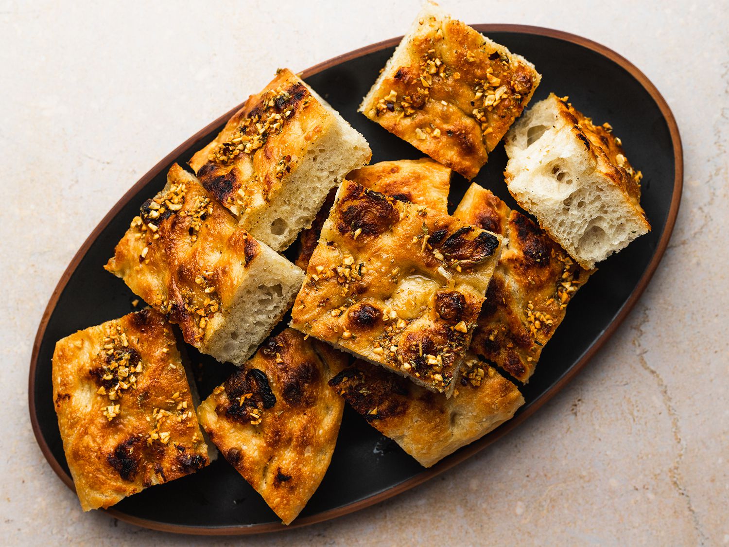 Easy Roasted-Garlic Focaccia