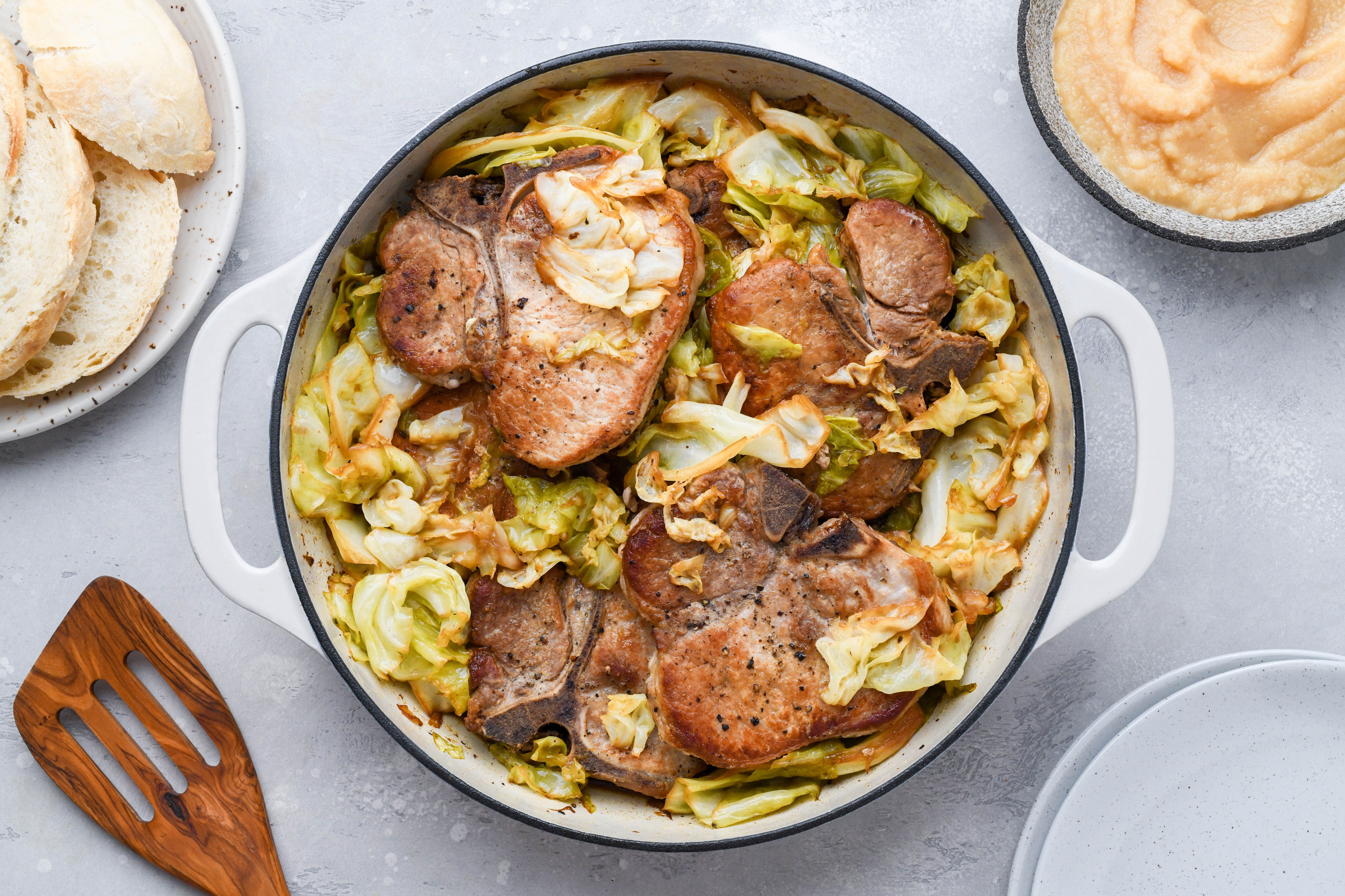 Pork Chop and Cabbage