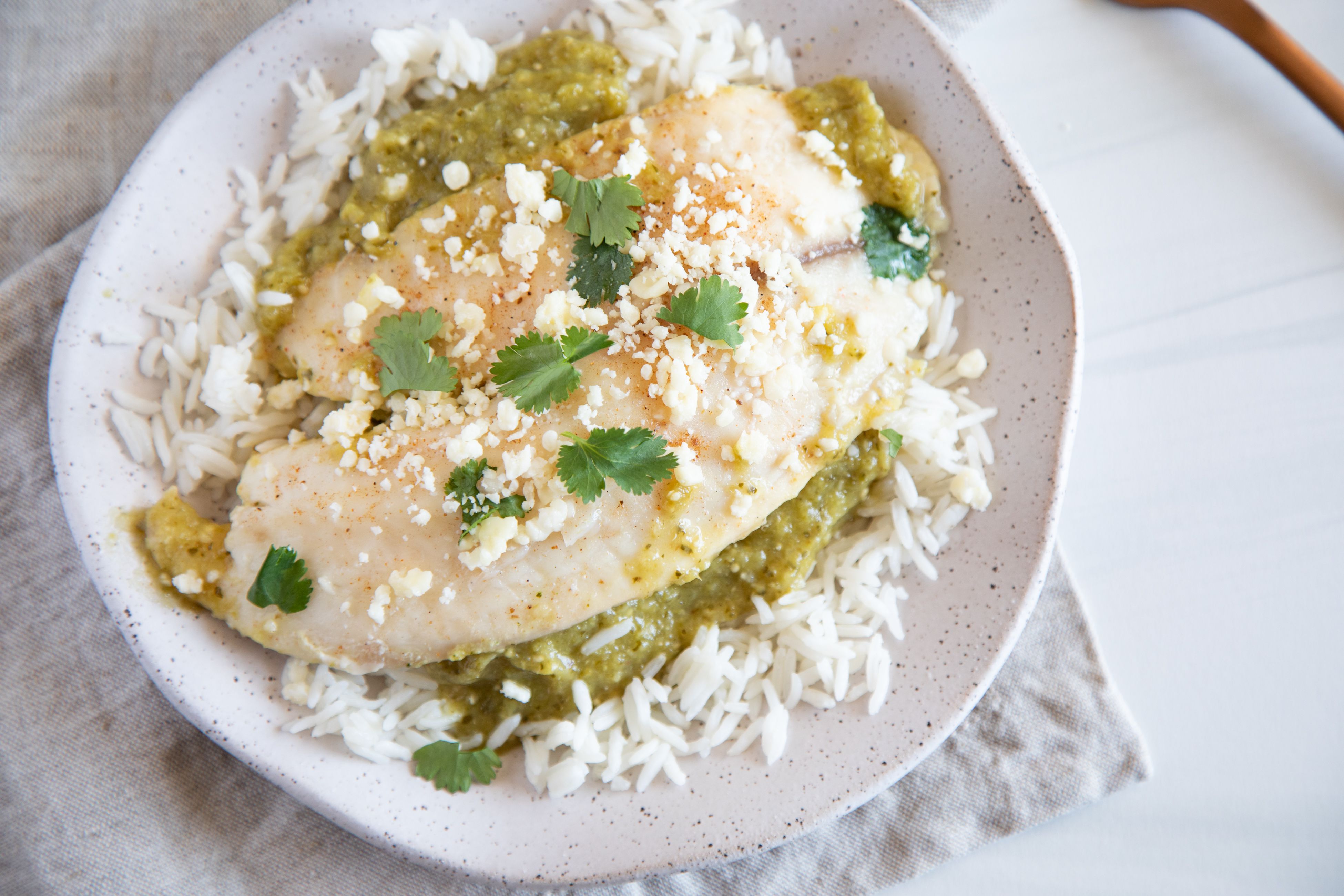 Salsa Verde Tilapia