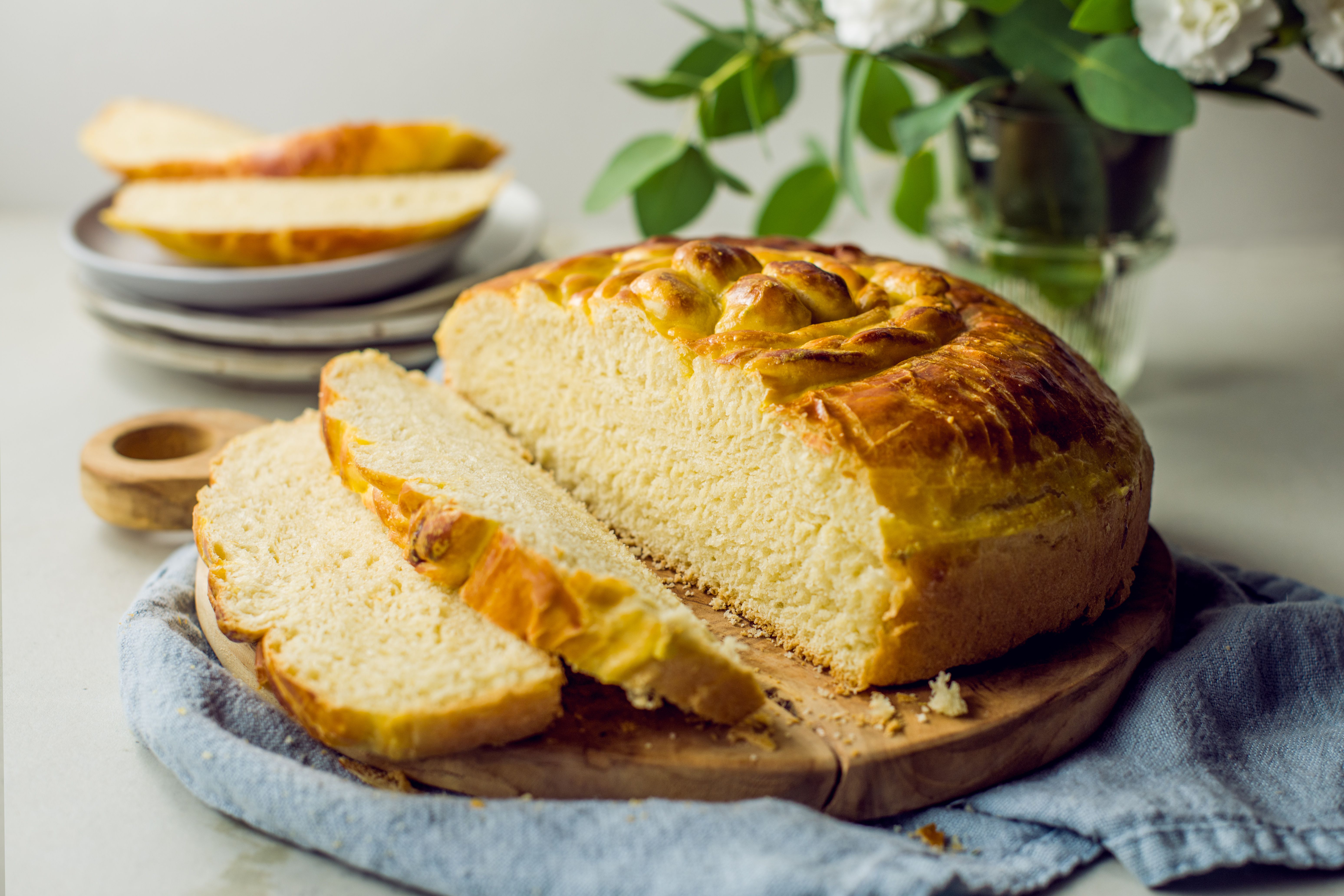 Slovak Easter Paska Bread