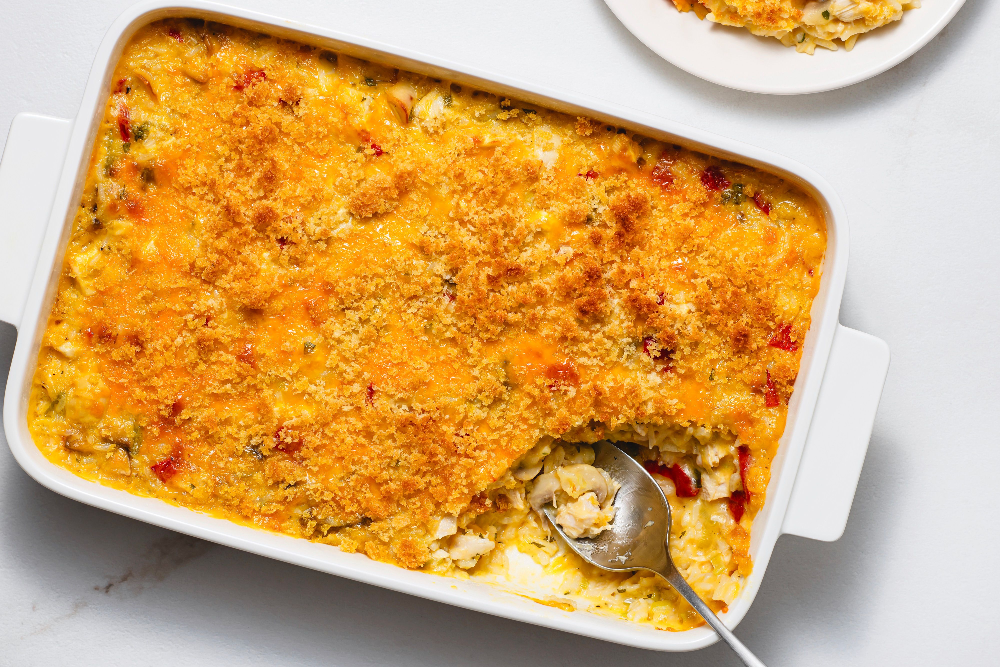 Cheddar Chicken and Rice Casserole