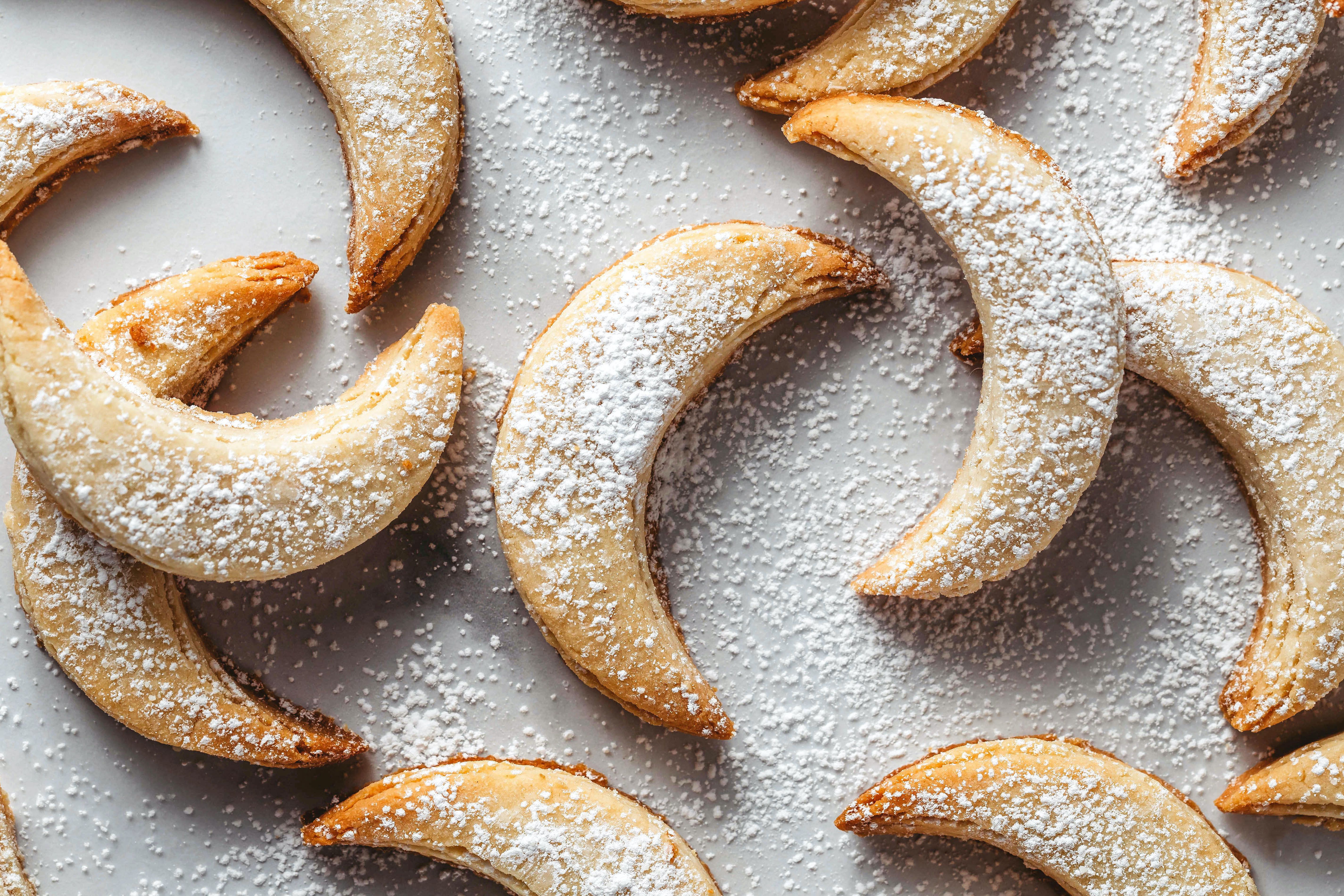 German Almond Crescent Cookies