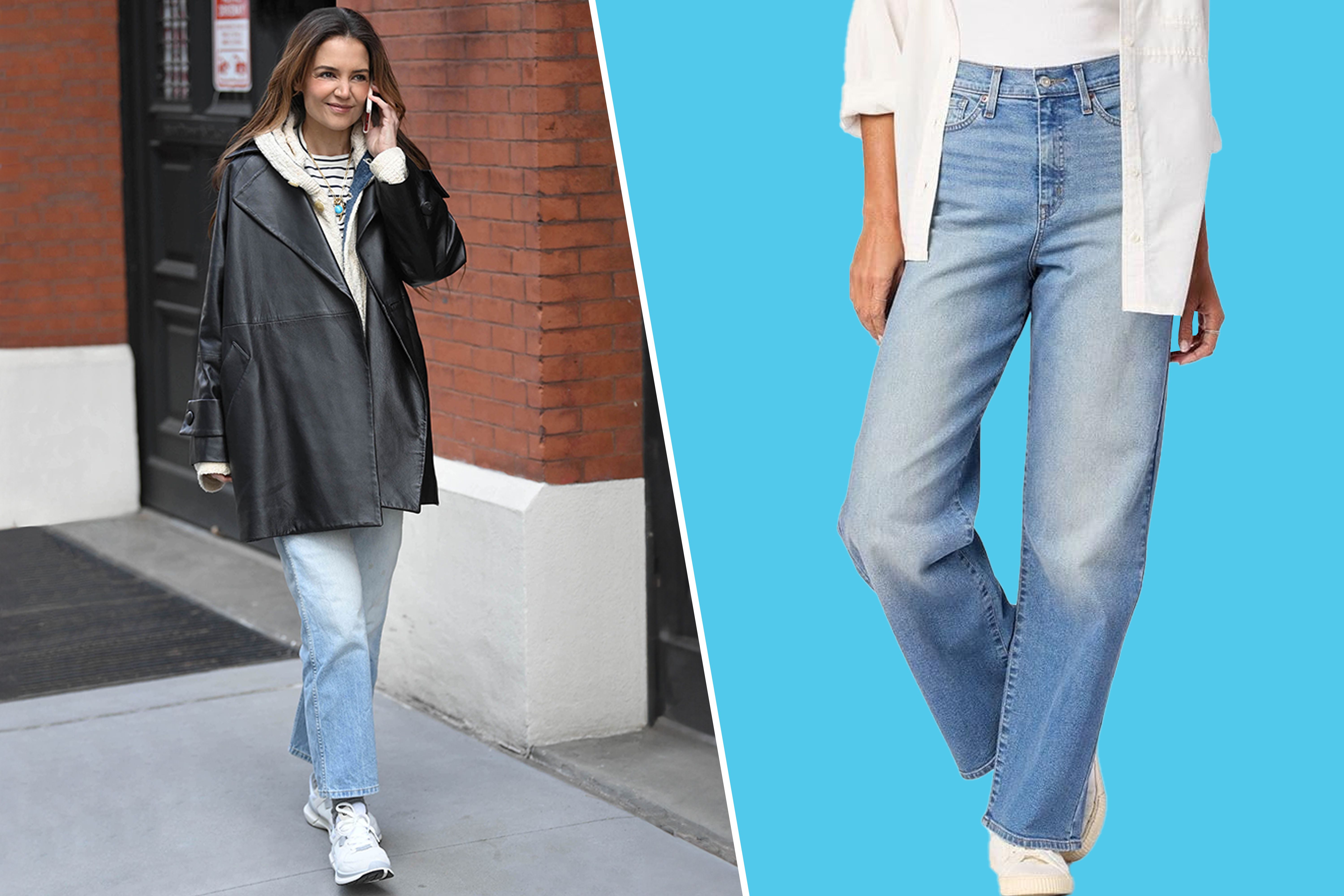 Katie Holmes and I Swear by This Easy Spring Outfit Formula — Get the Look With These $28 Jeans