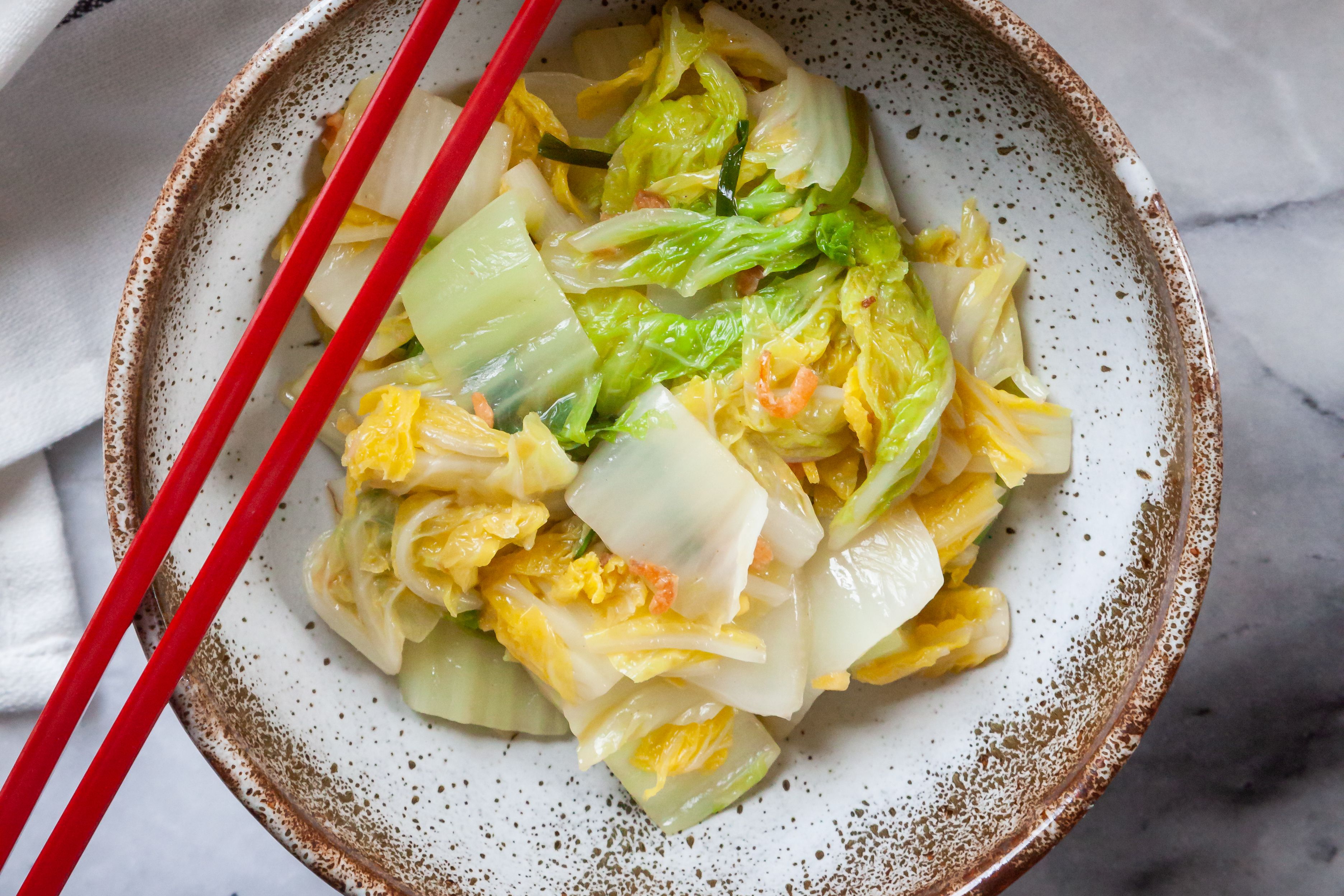 Cabbage with Dried Shrimp