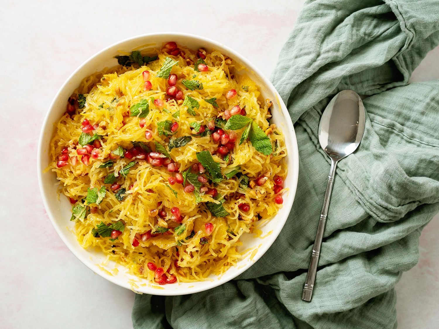 Spaghetti Squash Slaw With Mint