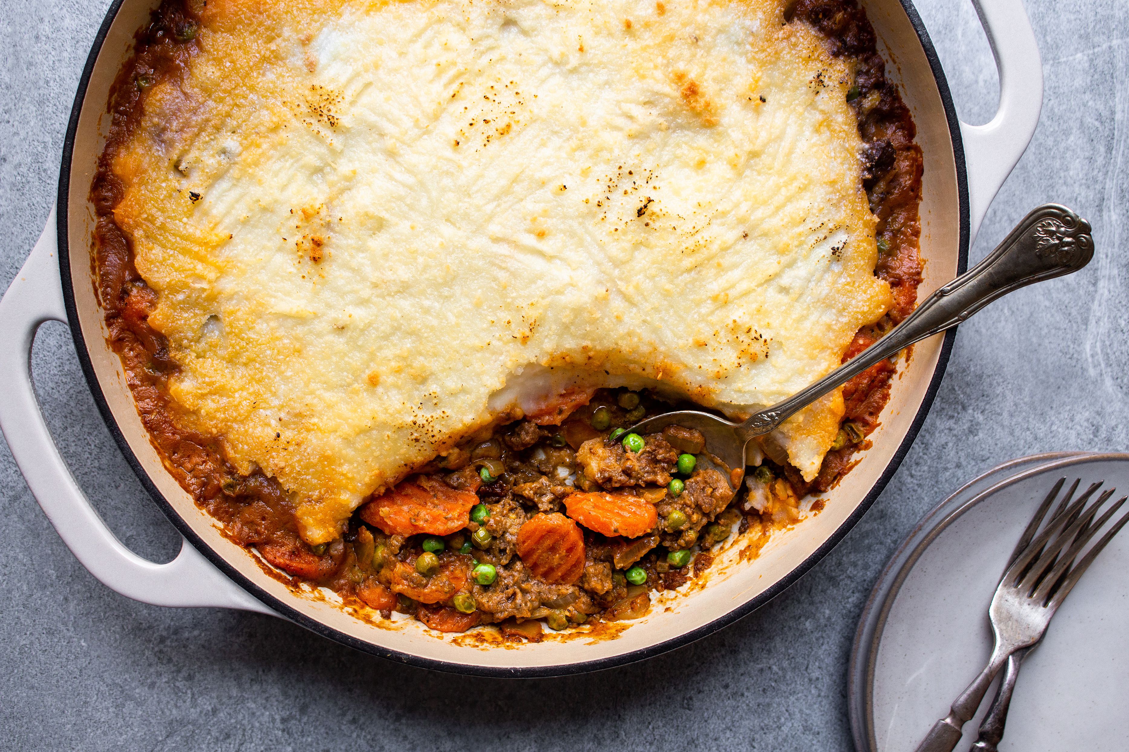 Meatloaf Shepherds Pie