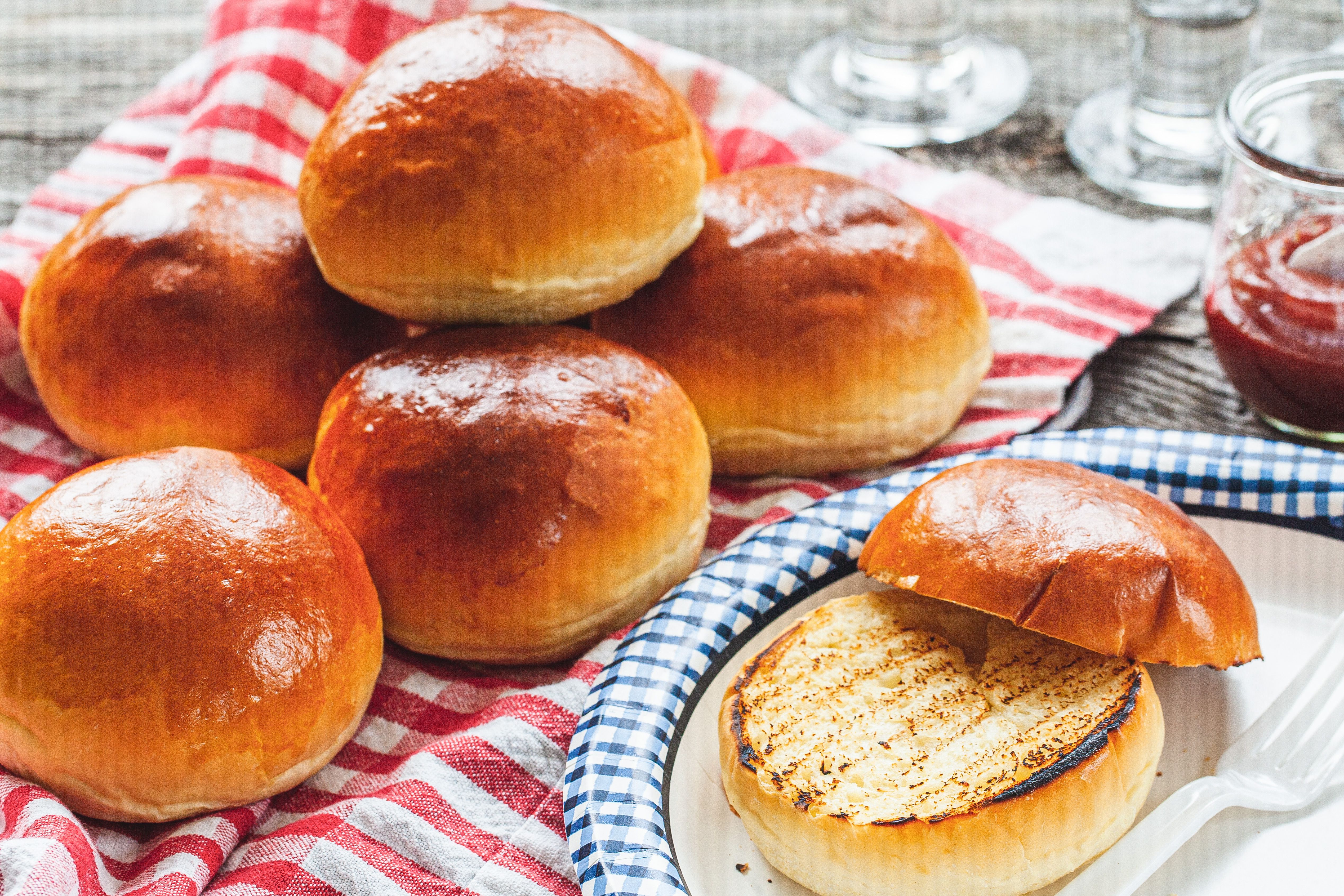 Homemade Hamburger Buns