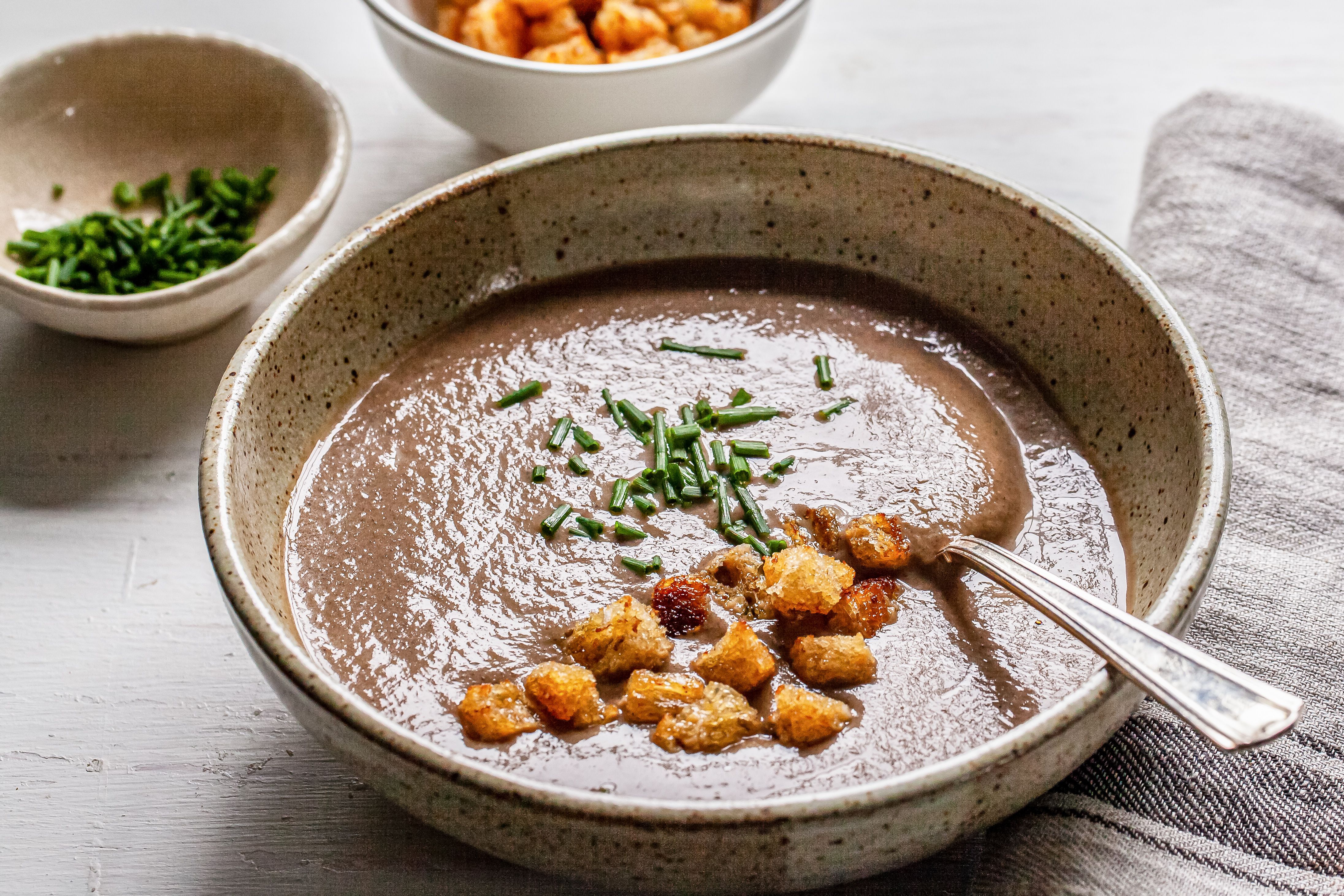 Vegan Creamy Mushroom Soup