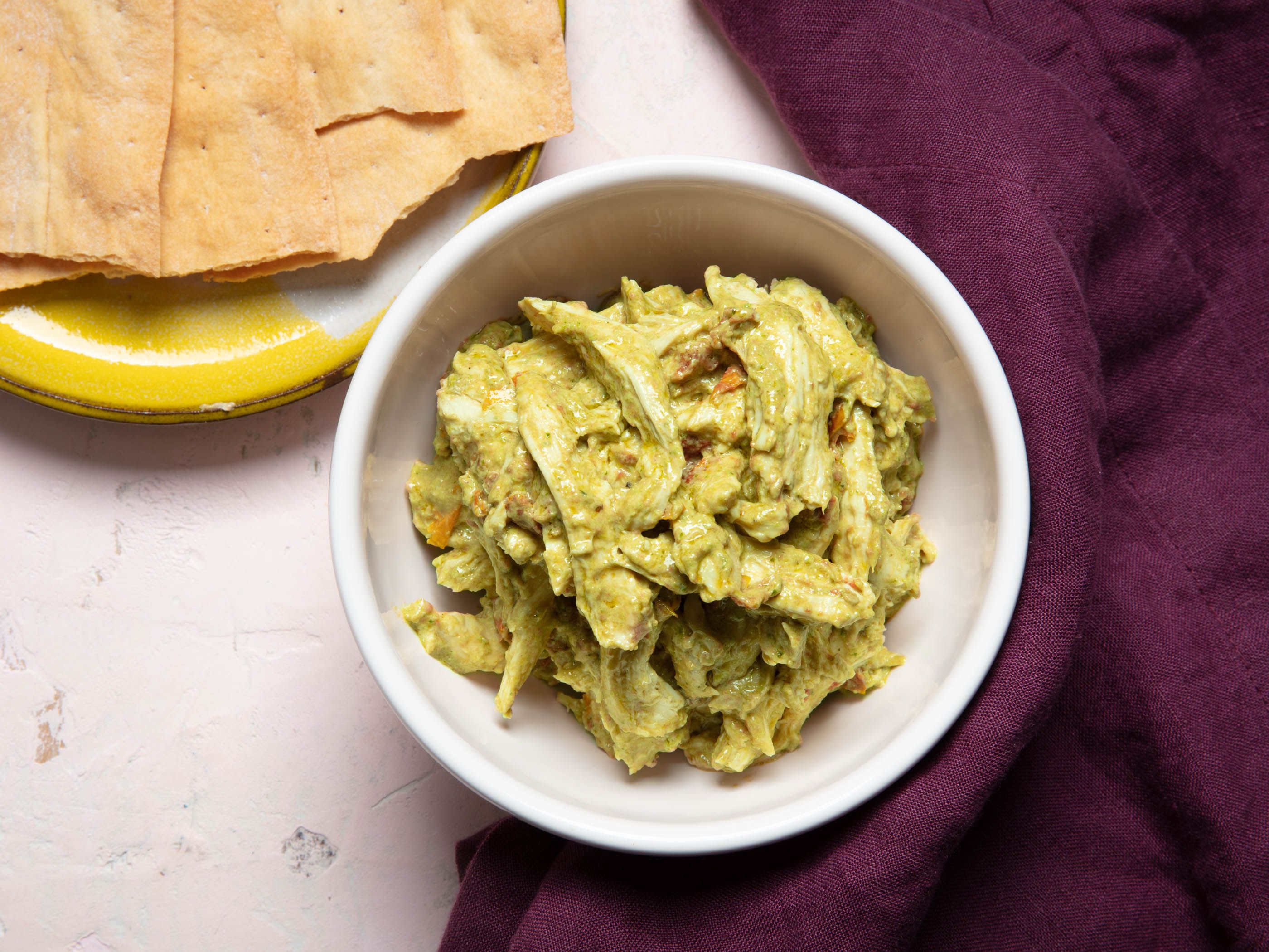 Pesto Chicken Salad With Sun-Dried Tomatoes