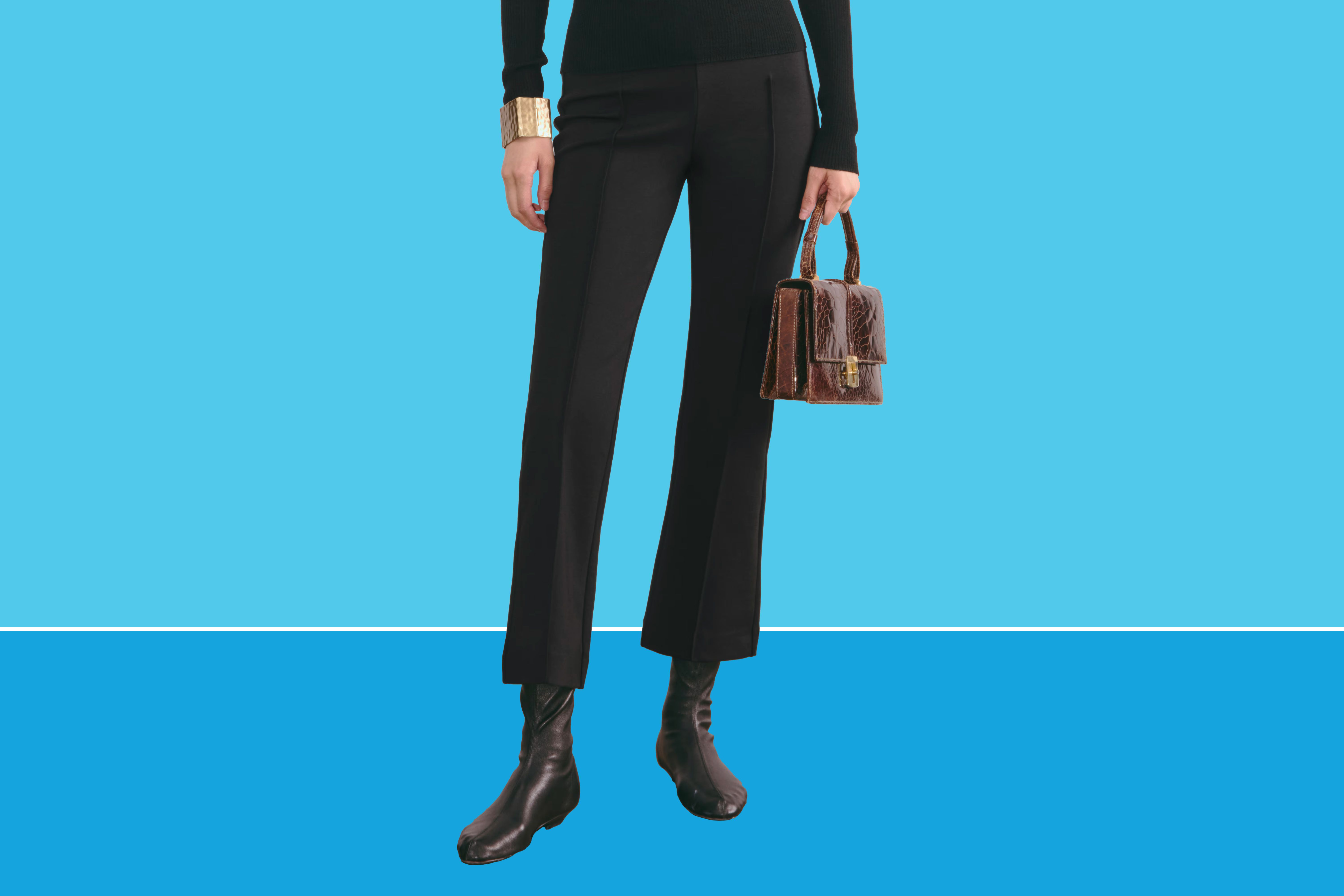 Copy Angelina Jolie’s Effortlessly Polished Look in These Sleek and Stylish Pants from Everlane