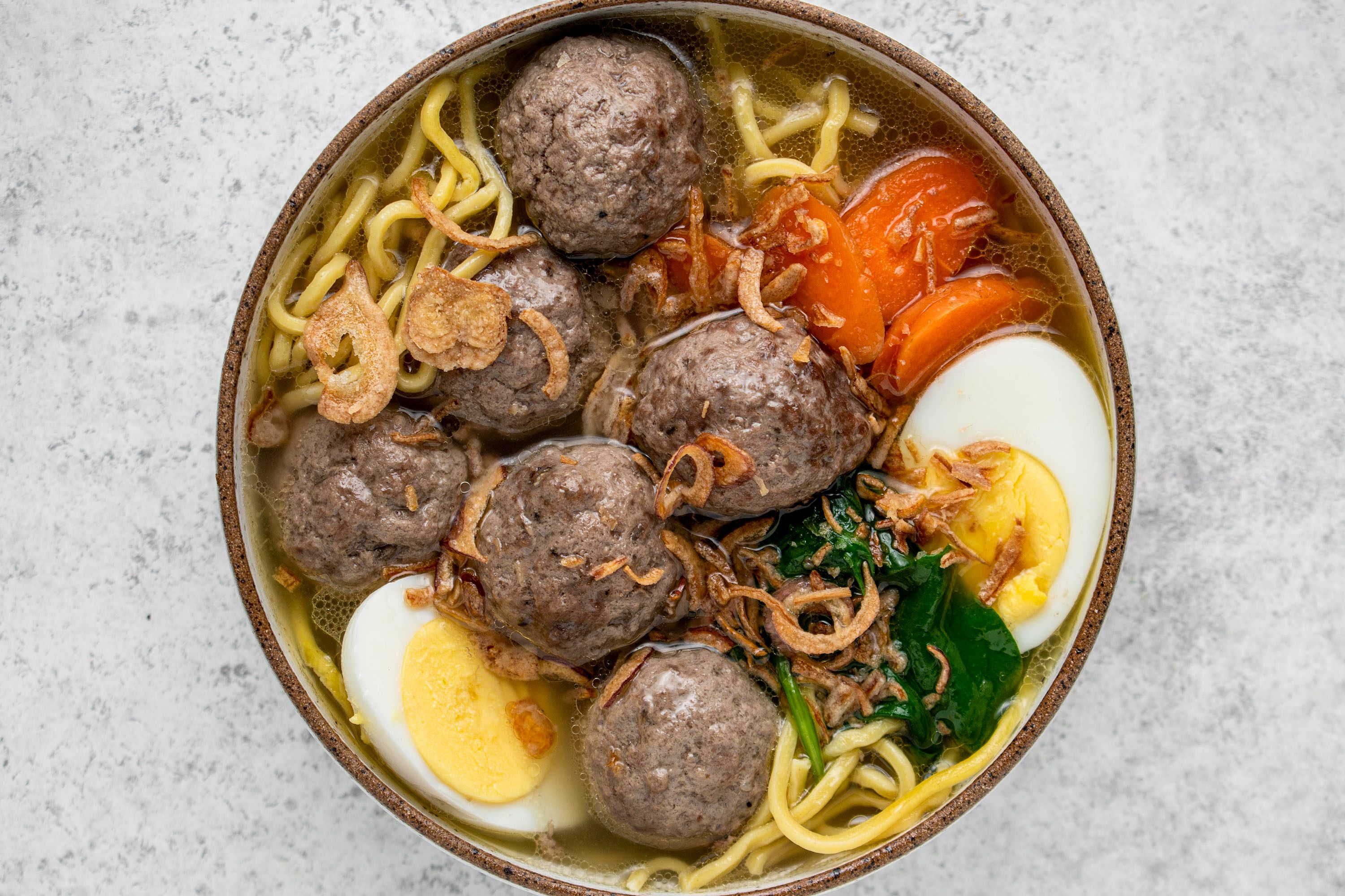 Indonesian Meatball and Noodle Soup