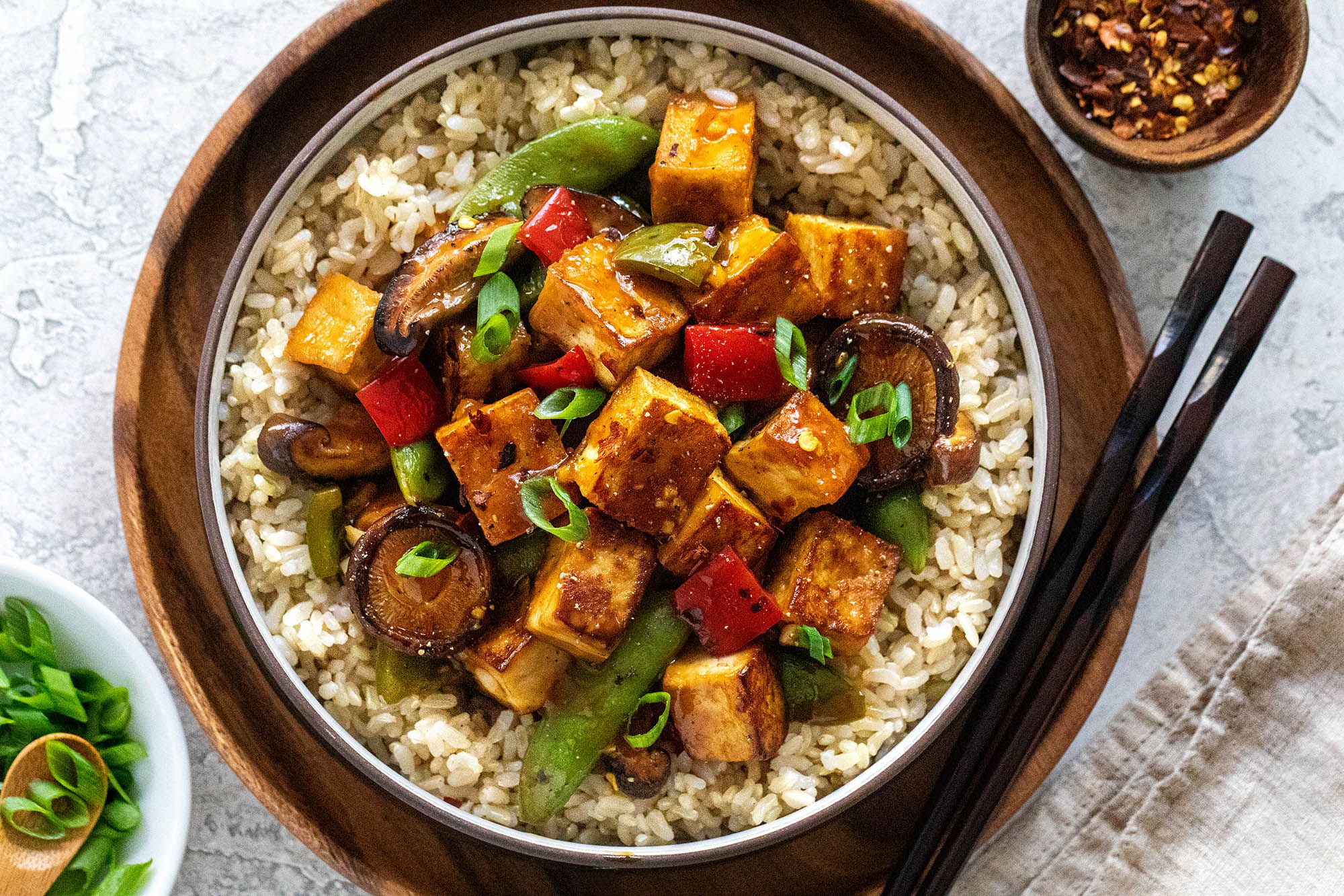 Spicy Tofu Stir-fry