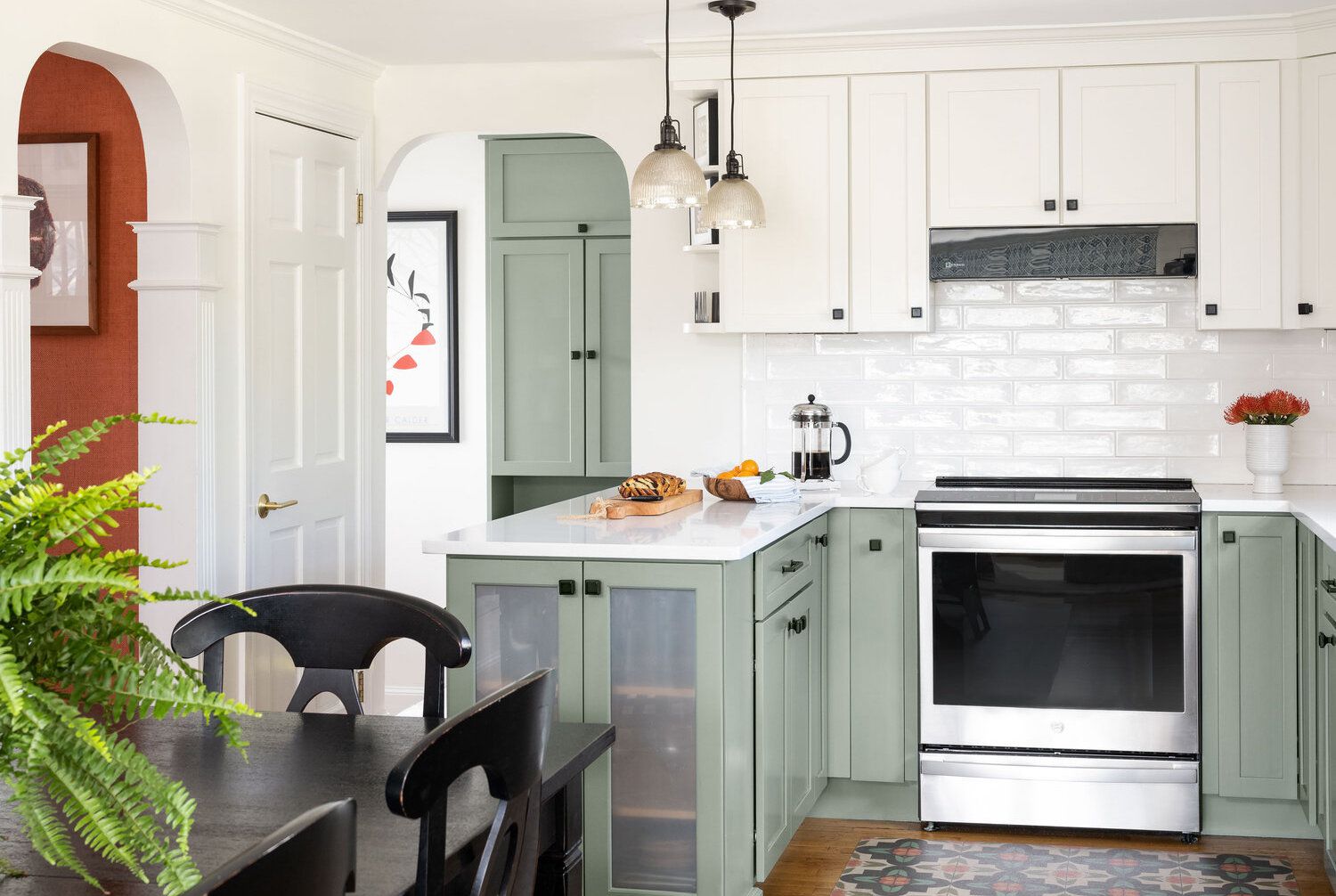 18 Kitchens With Sage Green Cabinets We're Loving