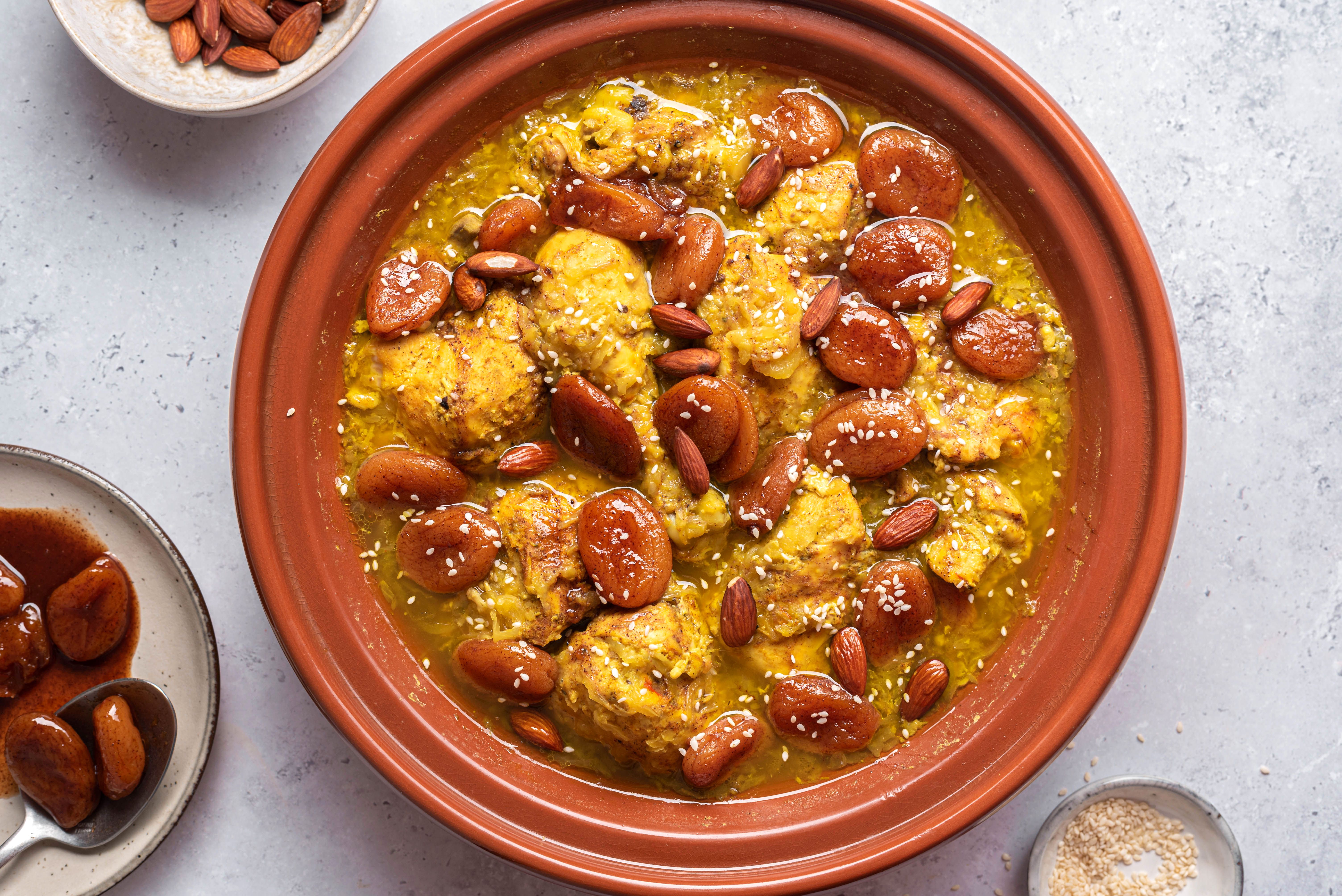 Moroccan Chicken and Apricot Tagine