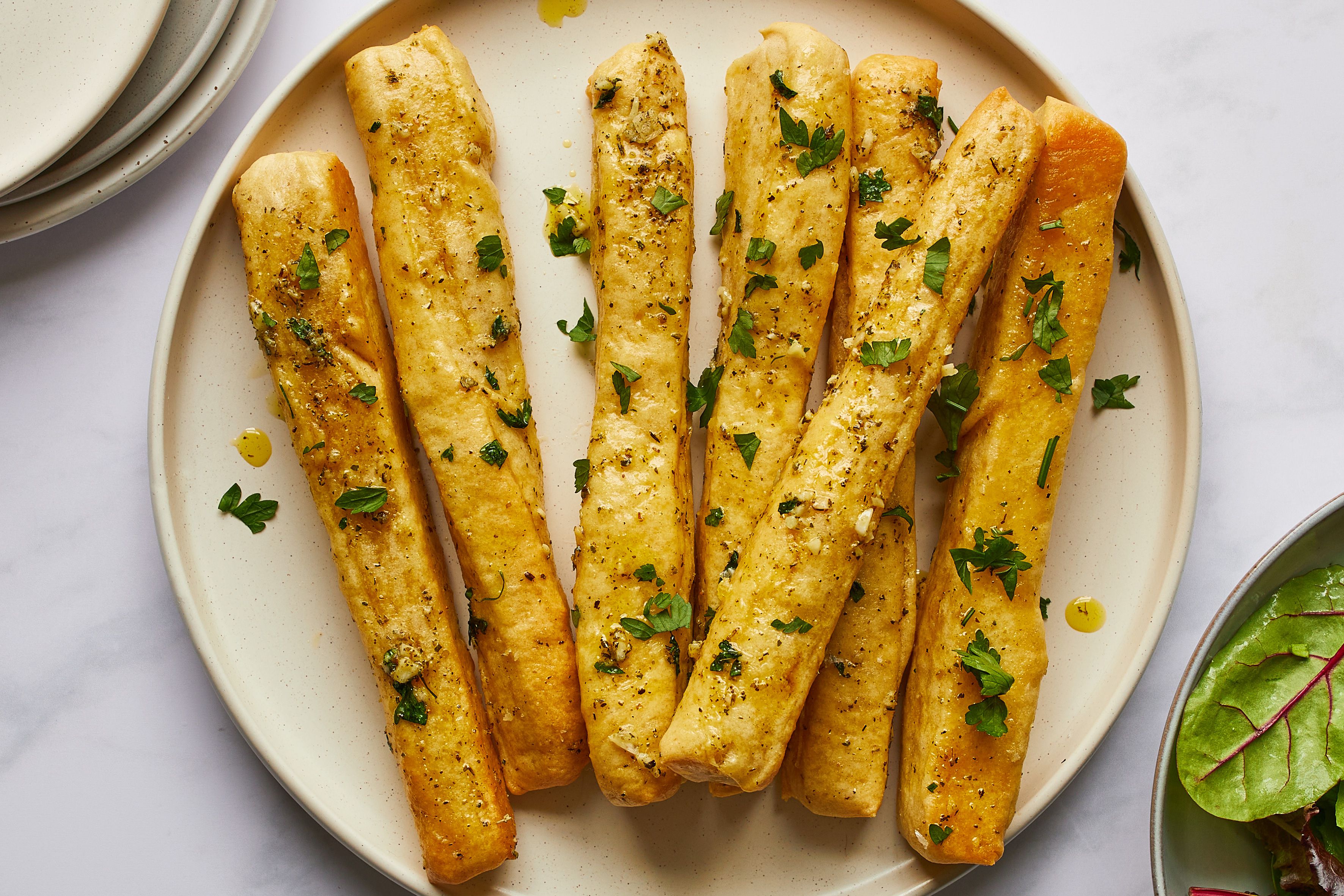 Buttery Garlic Breadsticks