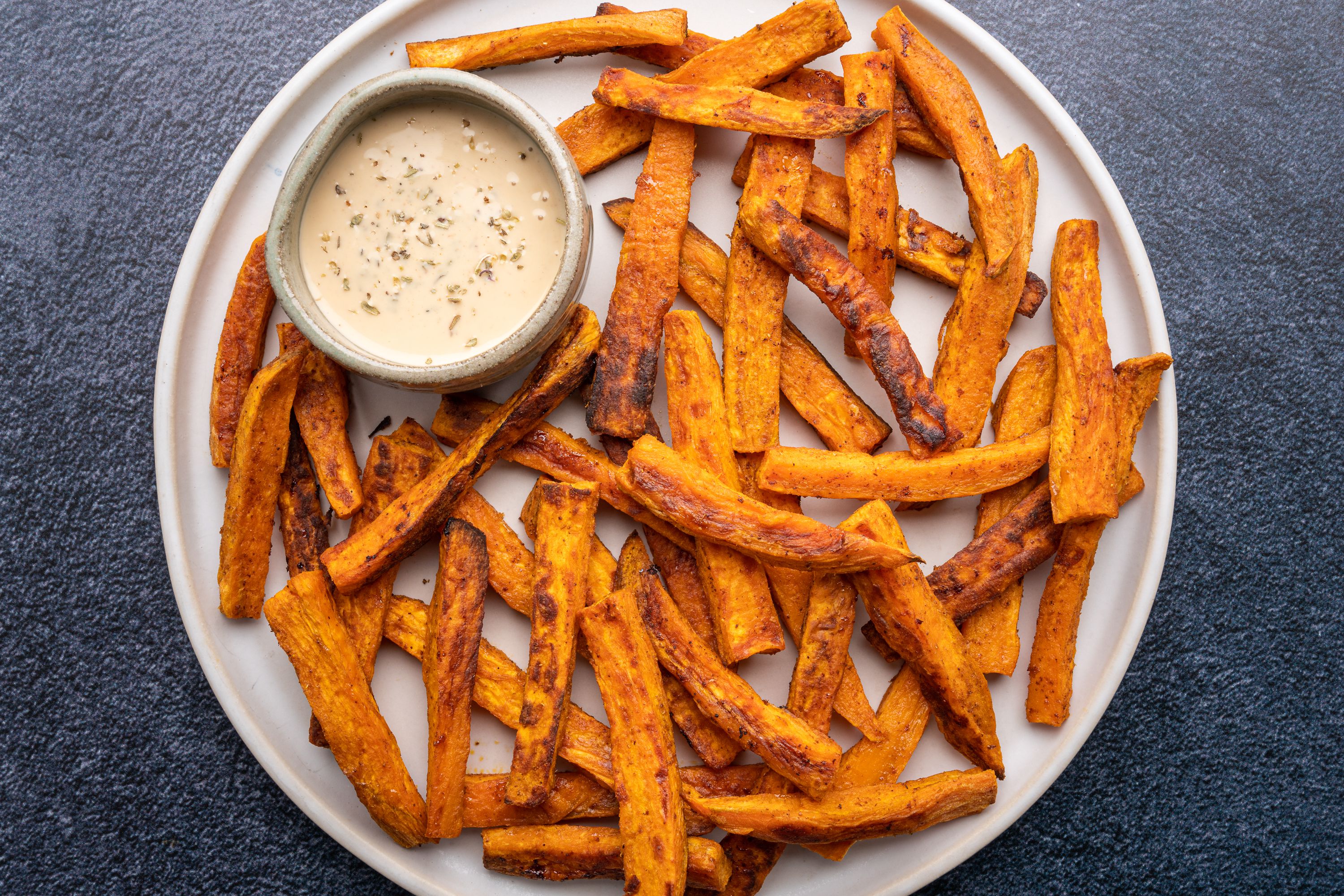 Perfectly Crispy Sweet Potato Fries 