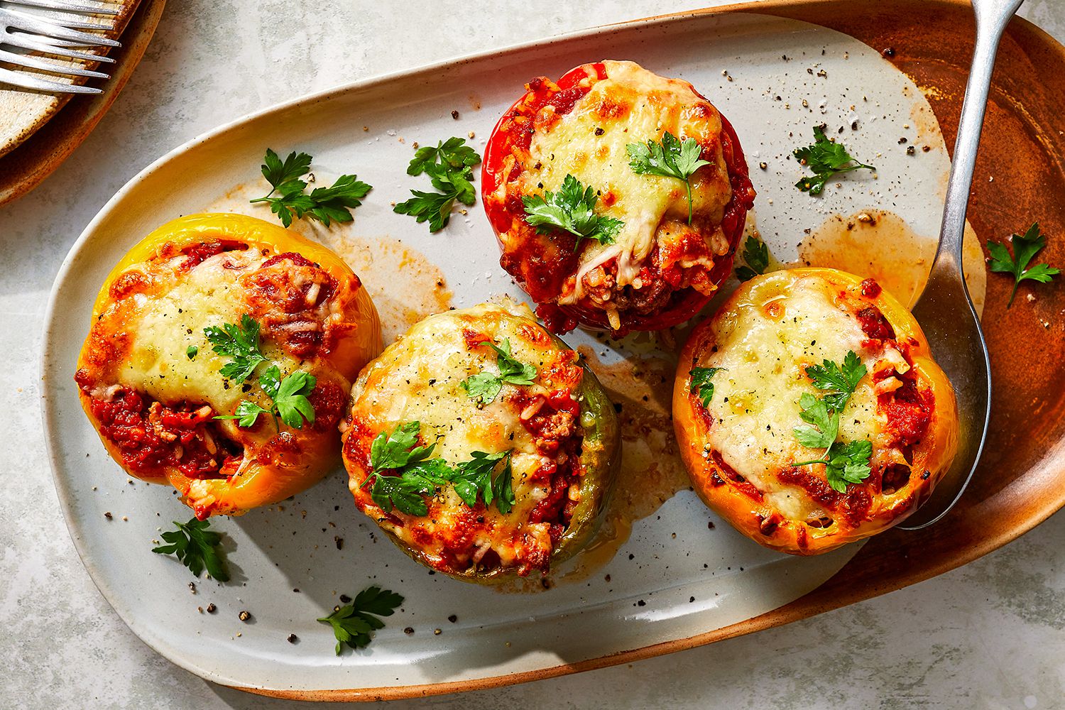 Classic Ground Beef Stuffed Peppers