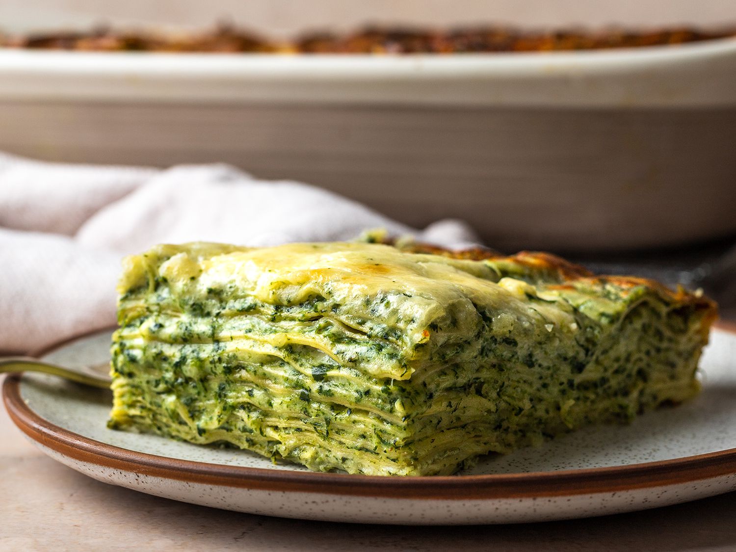 The Best Spinach Lasagna