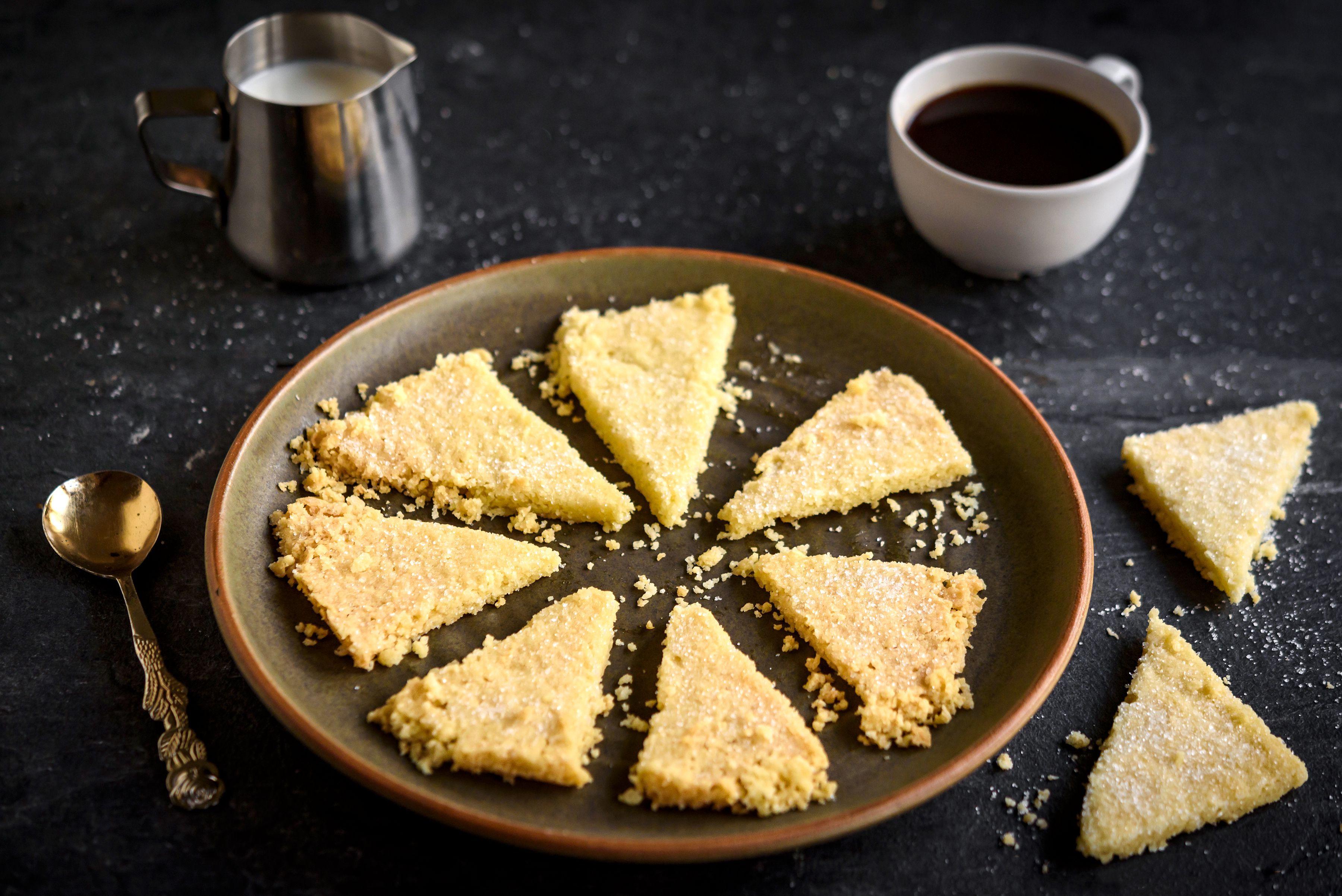 3-Ingredient Shortbread Cookies