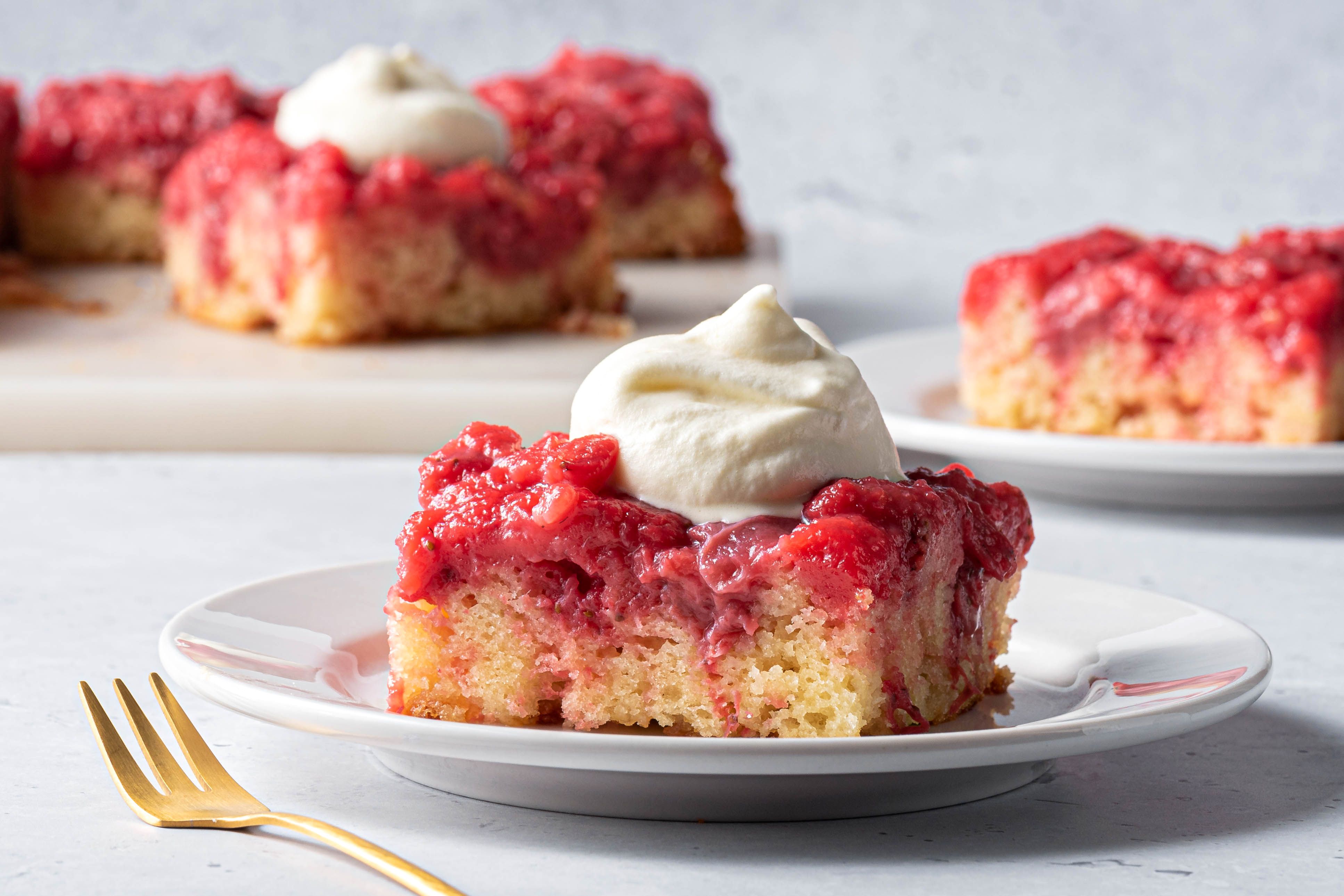 Shortcut Strawberry Cake