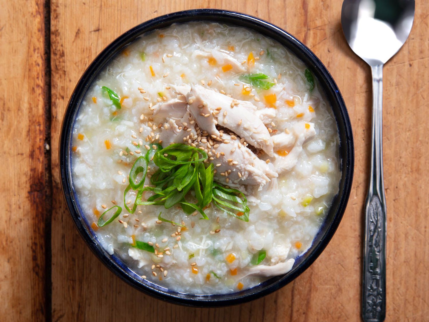 Korean Chicken and Rice Porridge