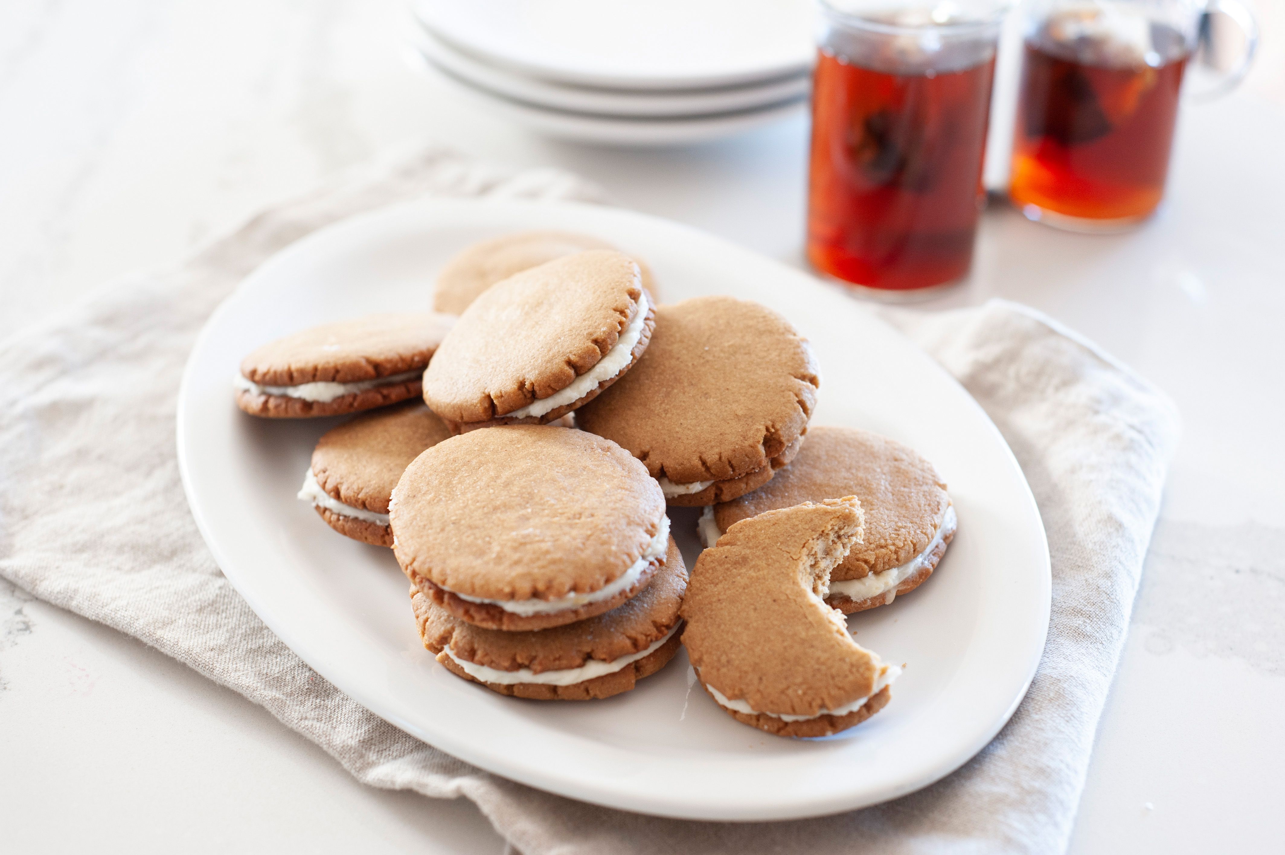 Gingerbread-Lemon Sandwich Cookies for Your Holiday Plate