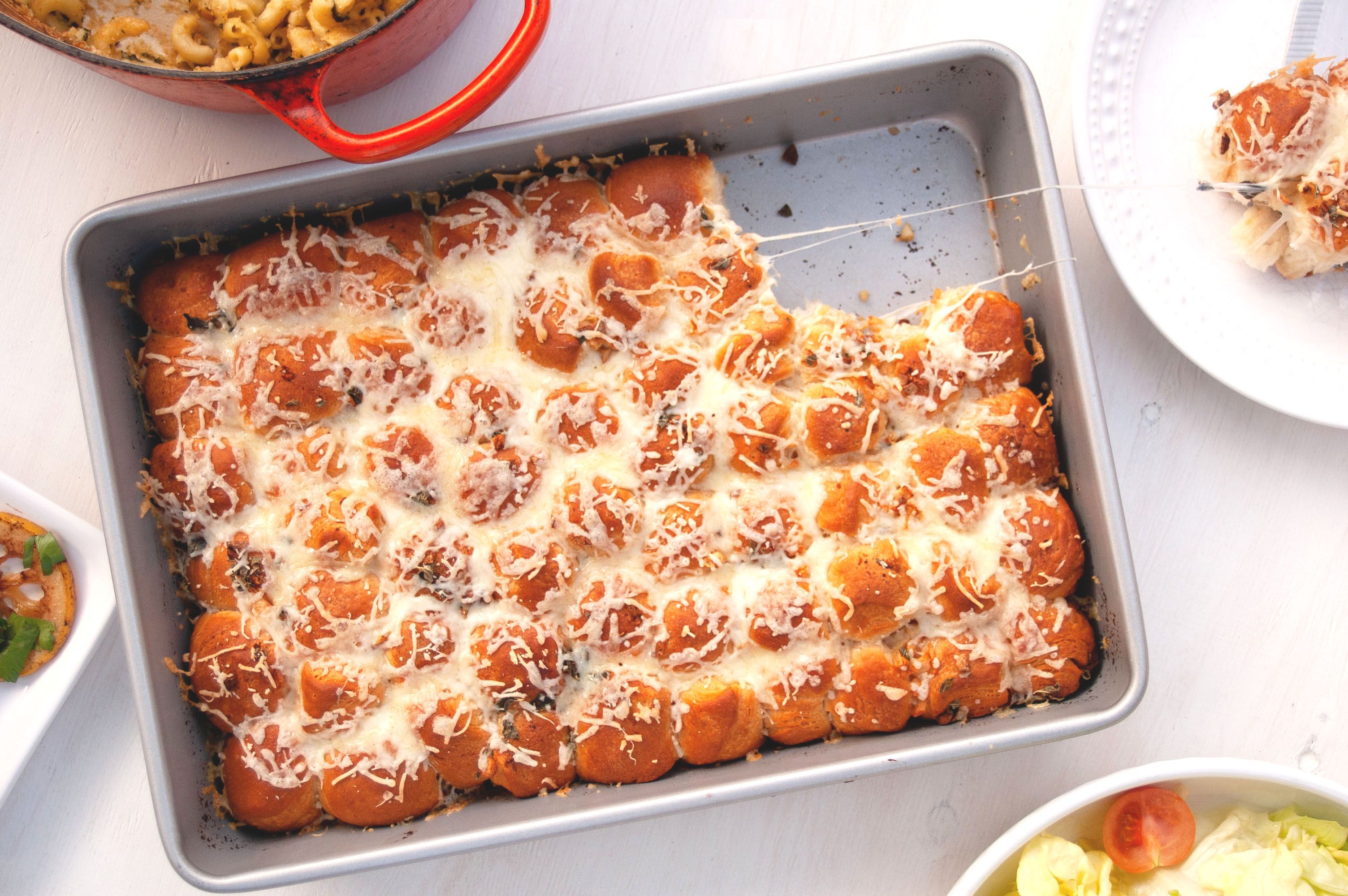 Garlicky Bubble Bread