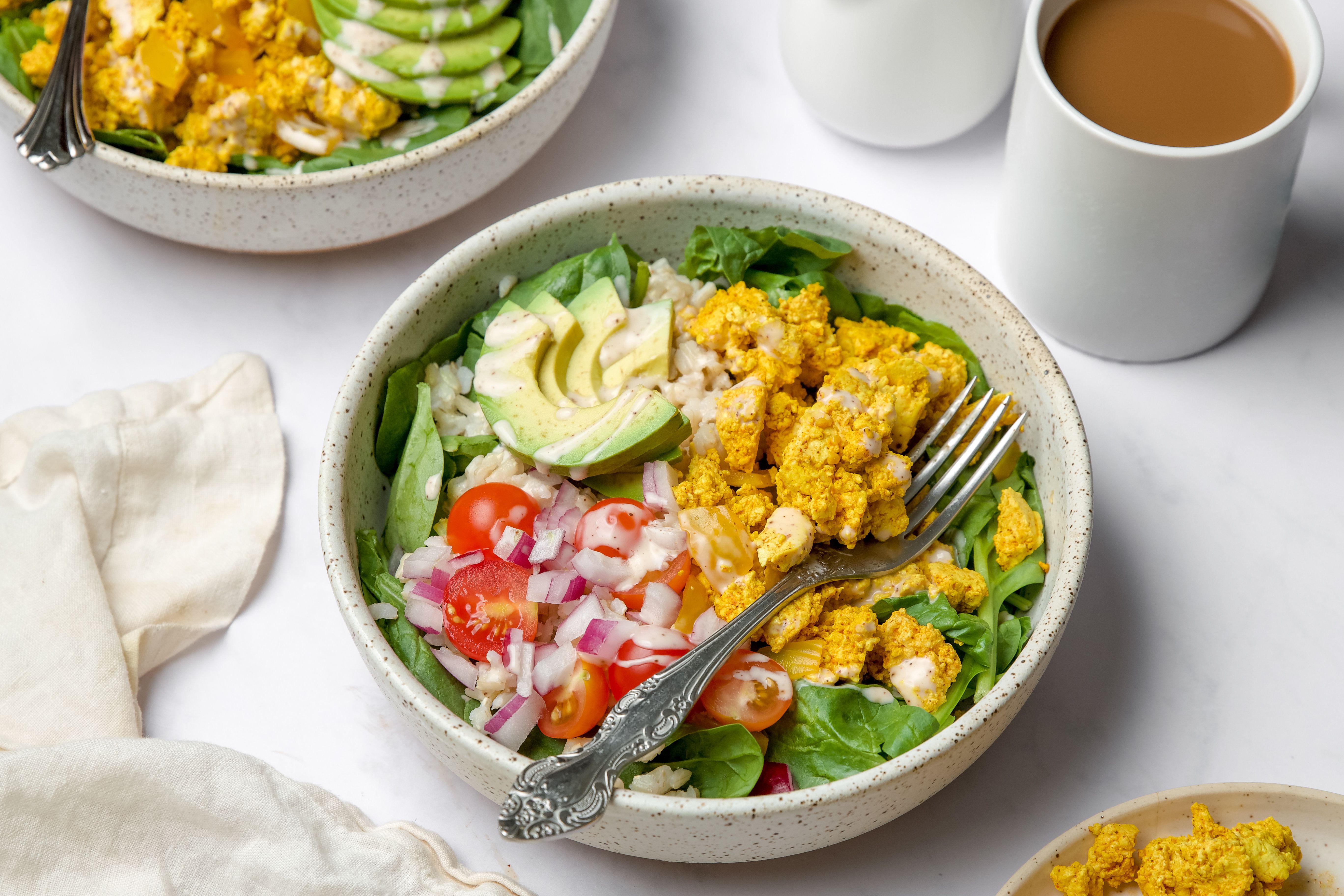 Tofu Scramble Burrito Bowl