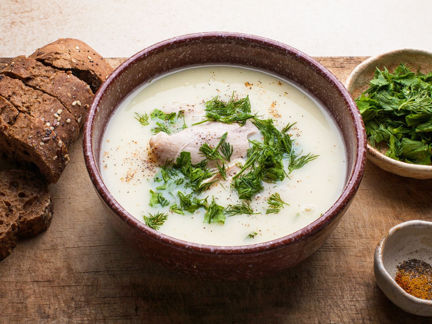 Greek Egg-Lemon Chicken Soup