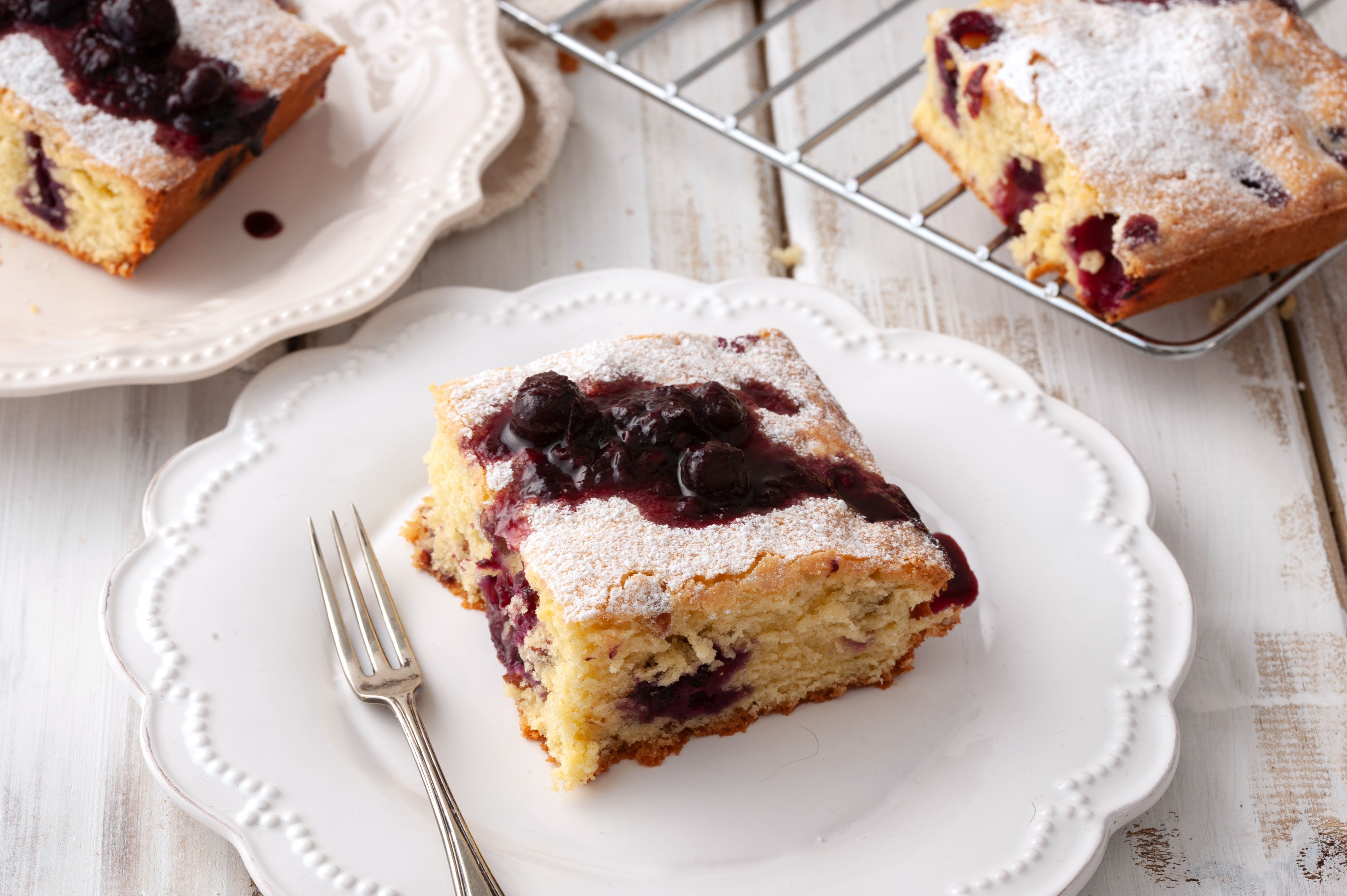 Blueberry Cake Bars