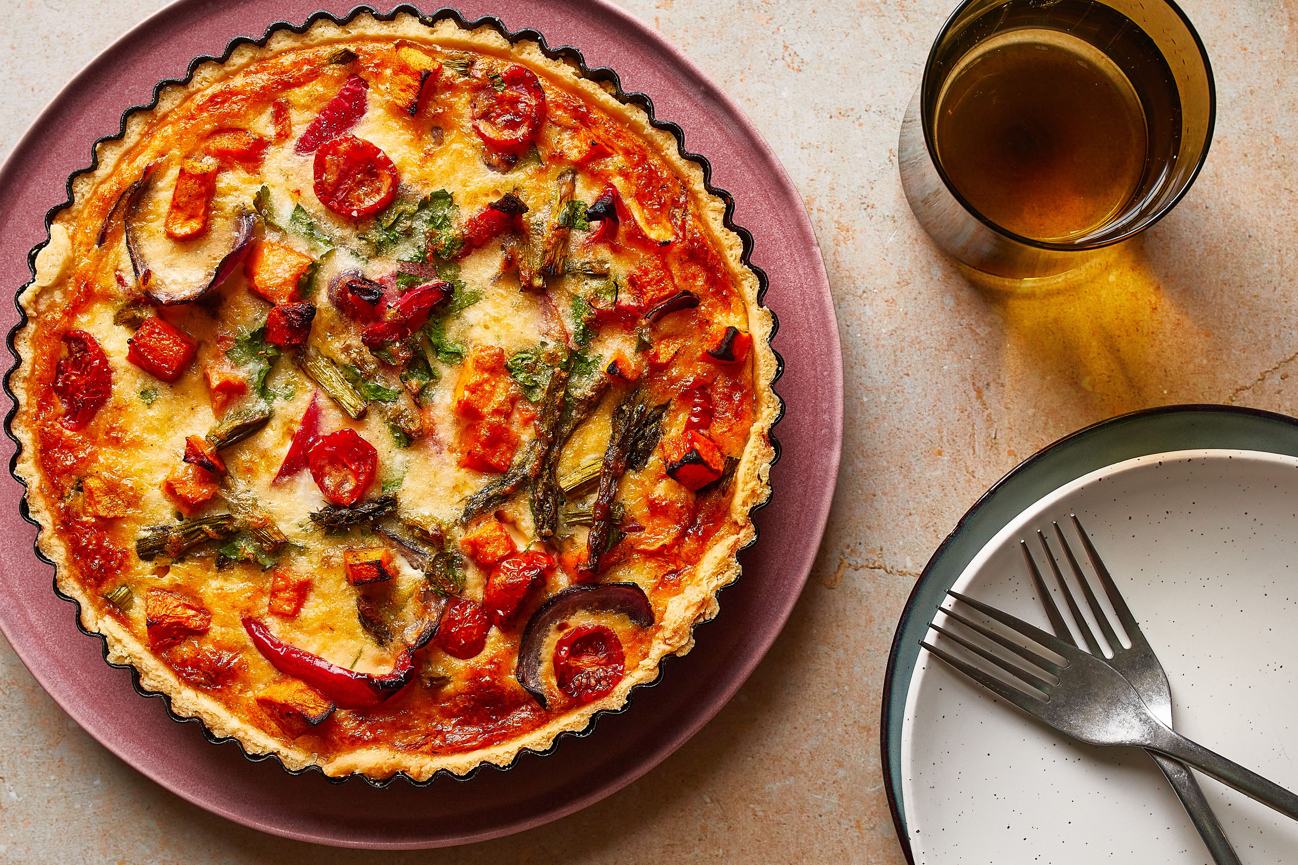  Roasted Vegetable Quiche